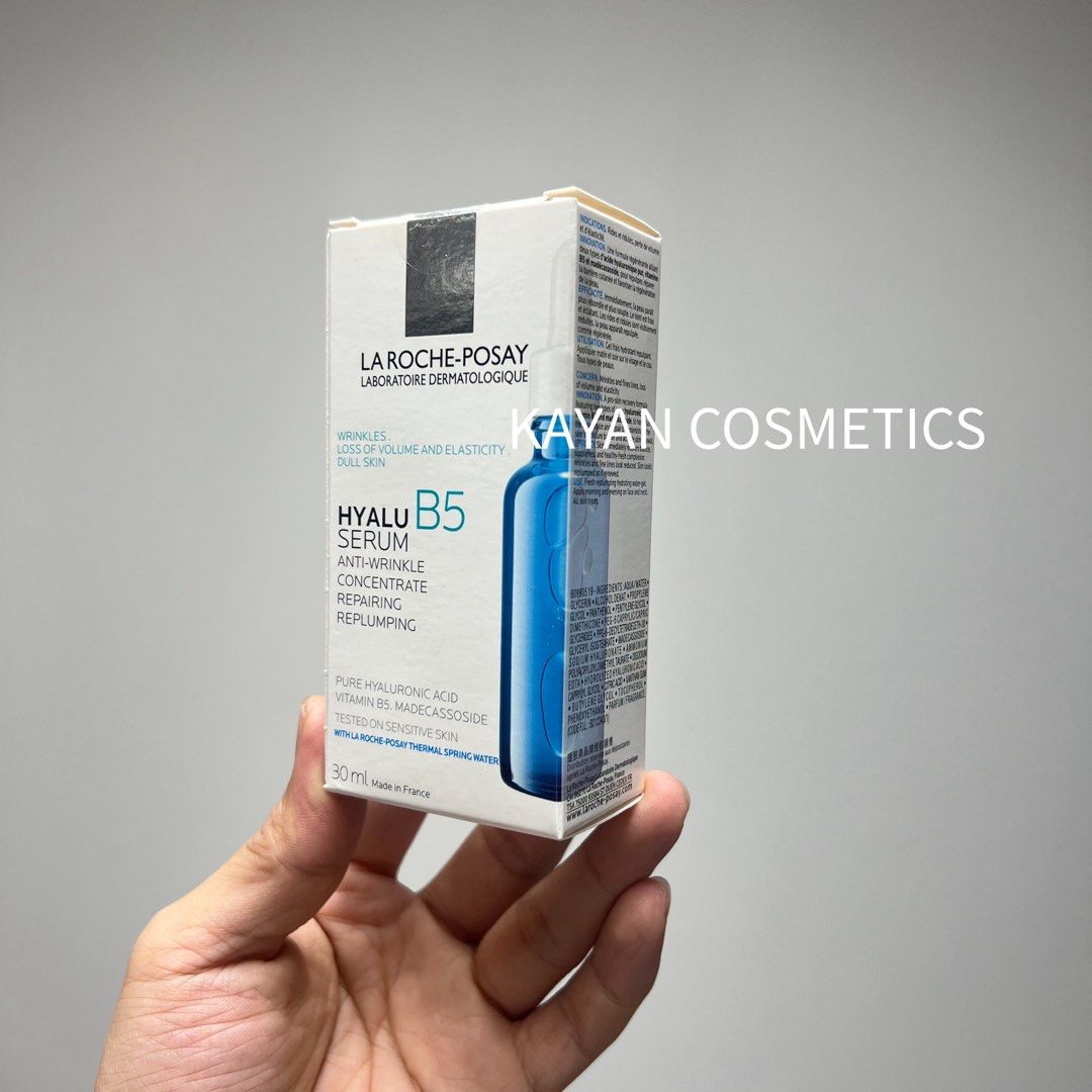 新版 包順豐 La Roche-Posay 理膚泉 HYALU B5抗皺緊緻精華 30ml 玻尿酸B5精華液30ml 高保濕舒緩敏感肌玻修復小藍瓶。Laroche Posay La roche-Posay。Laroche-Posay。理膚泉。HYALU B5 SERUM