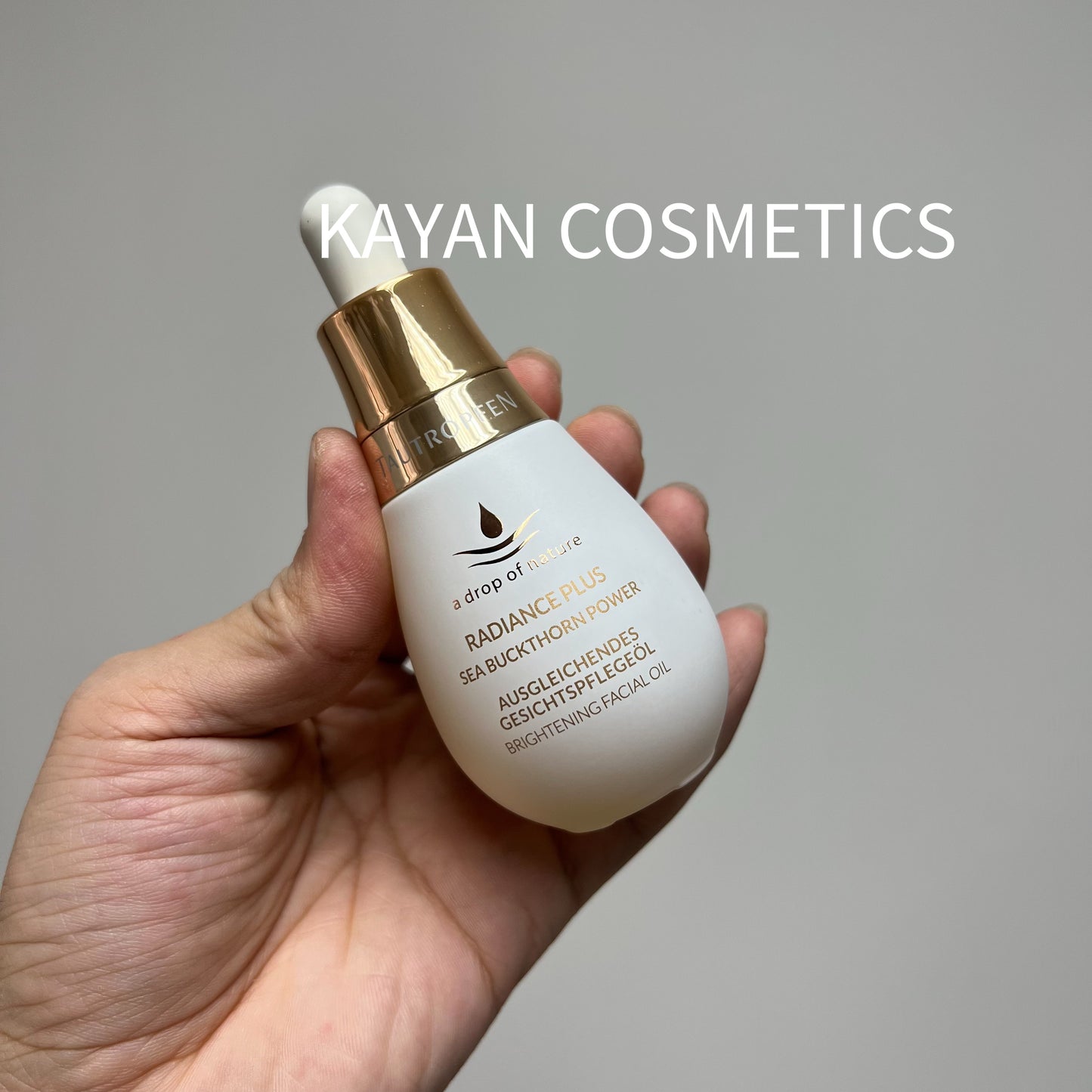 包順豐 德國 TAUTROPFEN 白燈泡 天露芬美白淡斑精華油35ml 面部護理油 RADIANCE PLUS SEA BUCKTHORN POWER BRIGHTENING FACIAL OIL