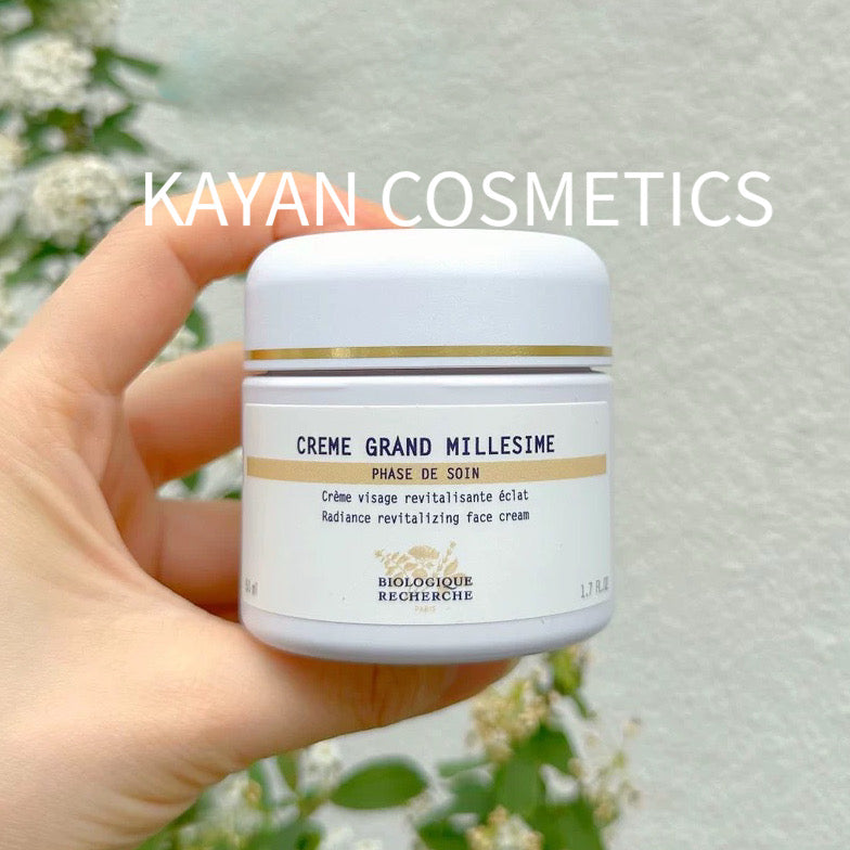 包順豐 原液之謎 法國 BR Biologique Recherche RAND MILLESIME 蠶絲柔潤絲滑面霜50ml補水保濕 CREME GRAND MILLESIME