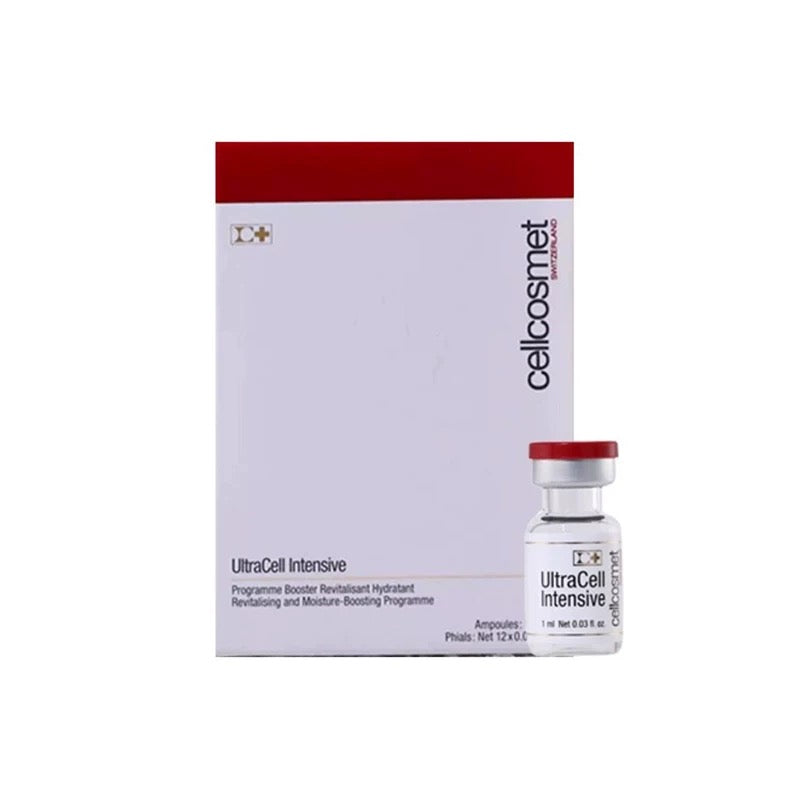 包順豐 瑞士 Cellcosmet 瑞妍 羊胎素密集修護活力精純液12支40% UltraCell Intensive