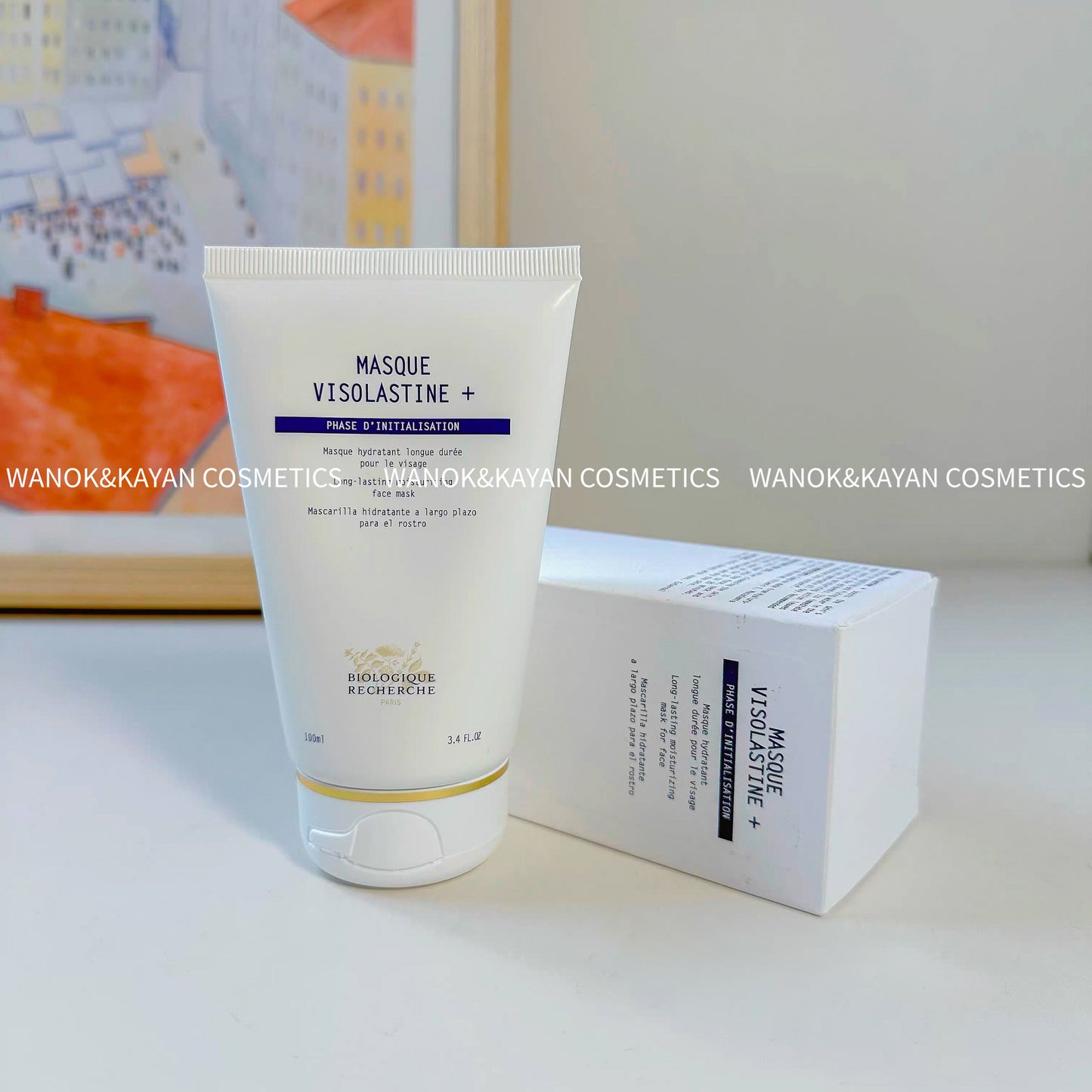 包順豐 法國 BR BIOLOGIQUE RECHERCHE 原液之謎彈力補水面膜100ml250ml滋潤舒緩肌膚 頸使用 MASQUE VISOLASTINE +