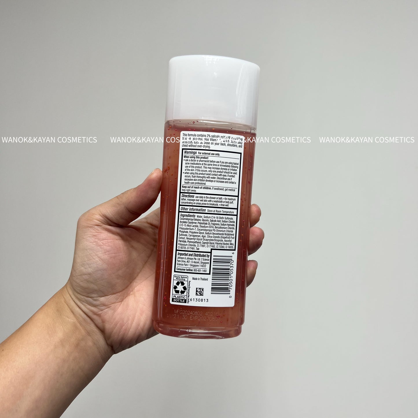 $228/2支 露得清 Neutrogena Body Clear 身體沐浴露 露得清水楊酸葡萄柚沐浴露 Neutrogena Body Clear Body Wash pink grapefruit 250ml x2