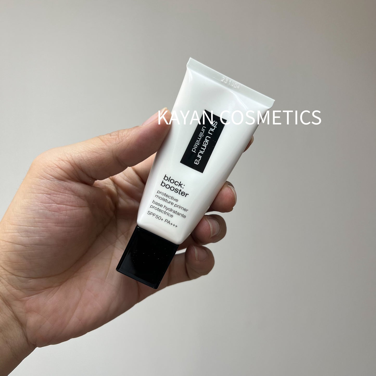 新款 包順豐 shu uemura unlimited 植村秀羽紗防曬隔離乳30ml紫色小方管妝前乳提亮膚色 block: booster protective moisture primer base hydratante protectrice SPF50+ PA+++