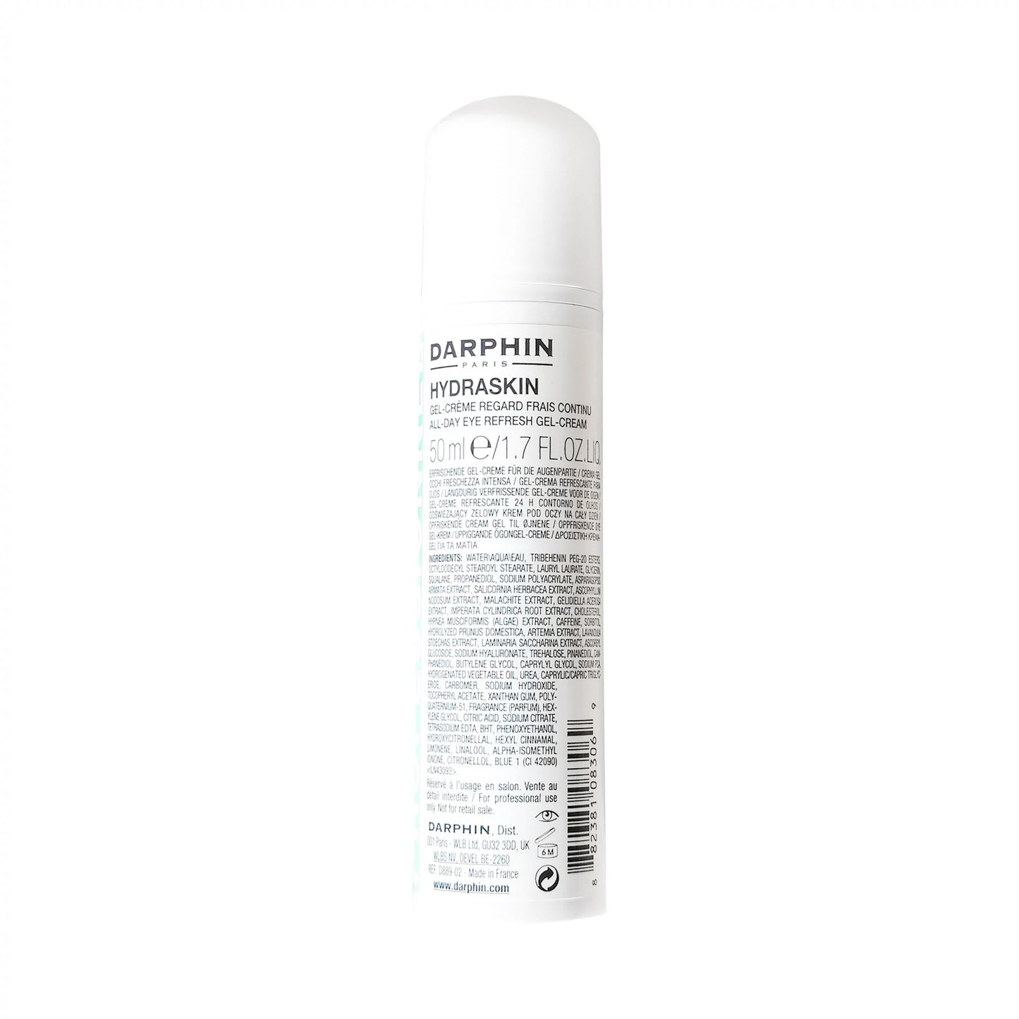 包順豐 DARPHIN 朵梵 鮮活水嫩保濕眼霜50ml院裝 HYDRASKIN ALL-DAY EYE REFRESH GEL-CREAM