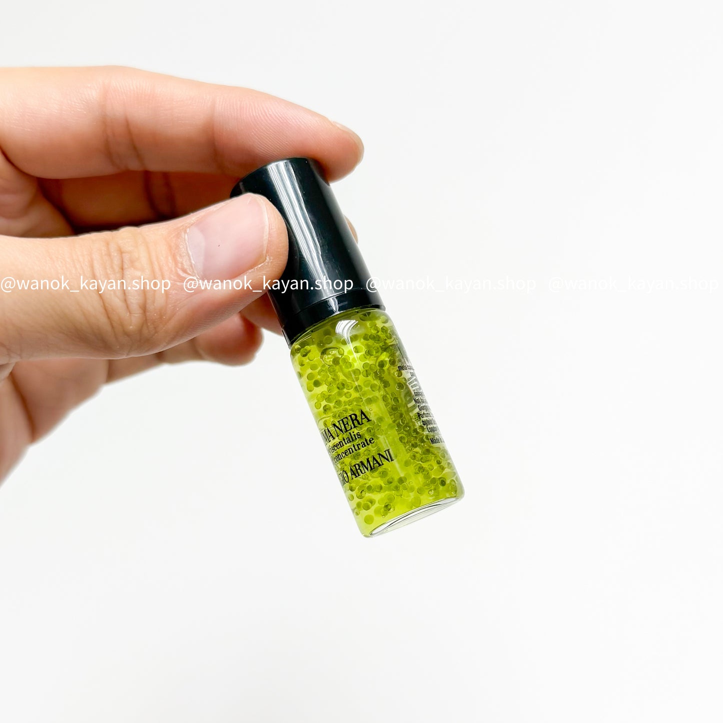 包順豐 法國 Armani 阿瑪尼 極致再生全效修護精華 黑鑰匙綠精華5ml修護膚舒緩緊致提亮改善暗沉抗皺 CREMA NERA。GIORGIO ARMANI / 阿瑪尼