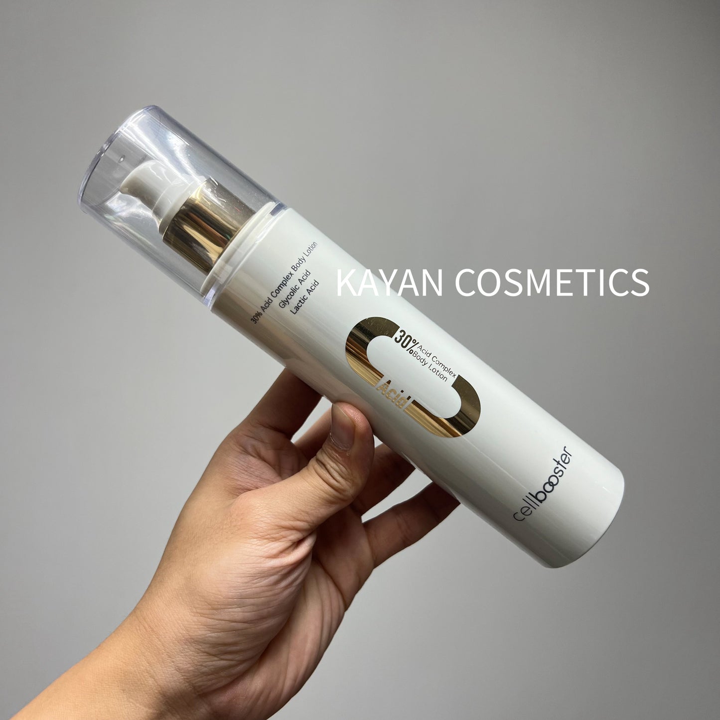 包順豐 美國 Cellbooster Body Lotion 30% 亮白果酸身體乳 200ml。ACID SKINCARE GLYCOLIC ACID LACTIC ACID 30% Acid Complex Body Lotion Cellbooster Cell booster 200ml