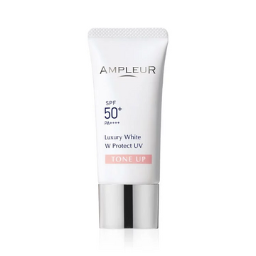 日本 Ampleur 粉物理防曬乳 TONE UP Luxury White
W Protect UV SPF50+ PA++++