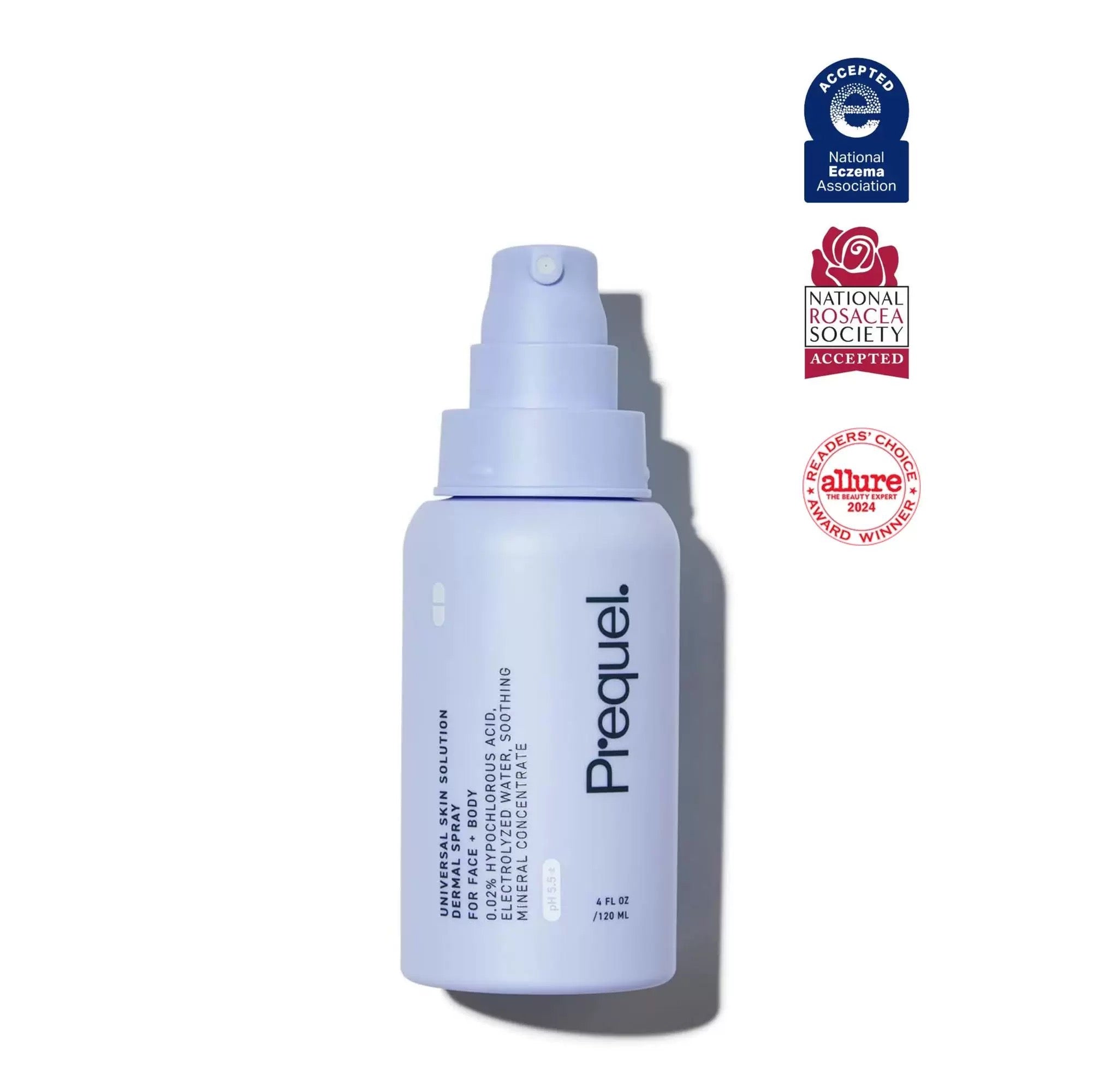 Prequel 次氯酸噴霧爽膚水 60ml /120ml  SKIN SOLUTION DERMAL SPRAY FOR FACE + BODY