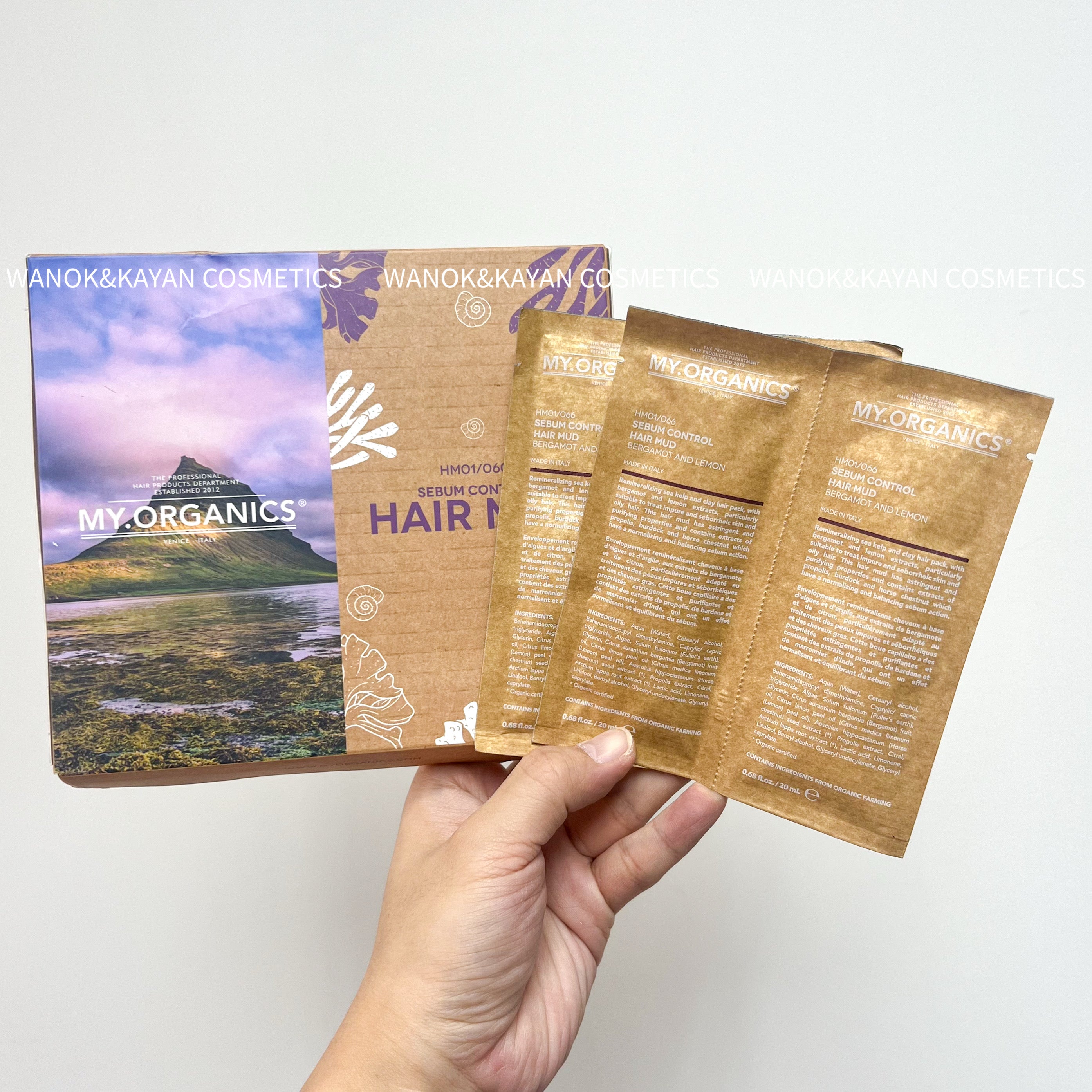 my organics 有機皮脂調理泥膜舒緩控油淨化頭皮myorganics my.organics 20mlx4包