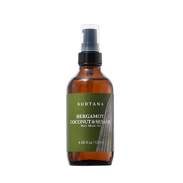 SUDTANA 佛手柑椰子芝麻滋養預洗髮膜油 120ml Bergamot Coconut & Sesame Hair Mask Oil