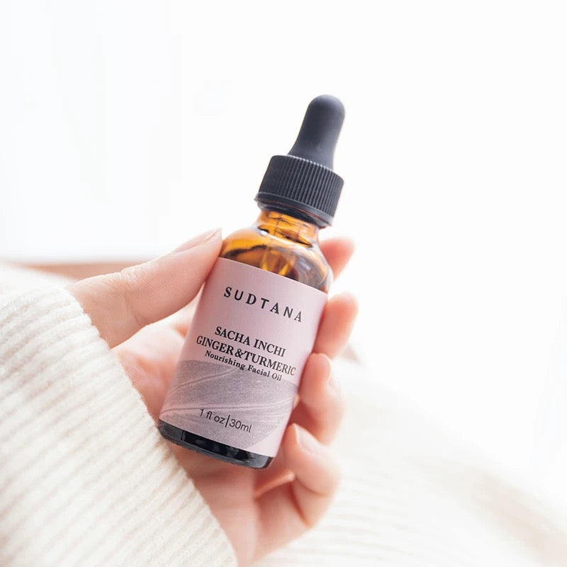 章小蕙推薦 包順豐 SUDTANA 姜黃修護舒緩面部精華油 30ml SUDTANA SACHA INCHI GINGER & TURMERIC Nourishing Facial Oil