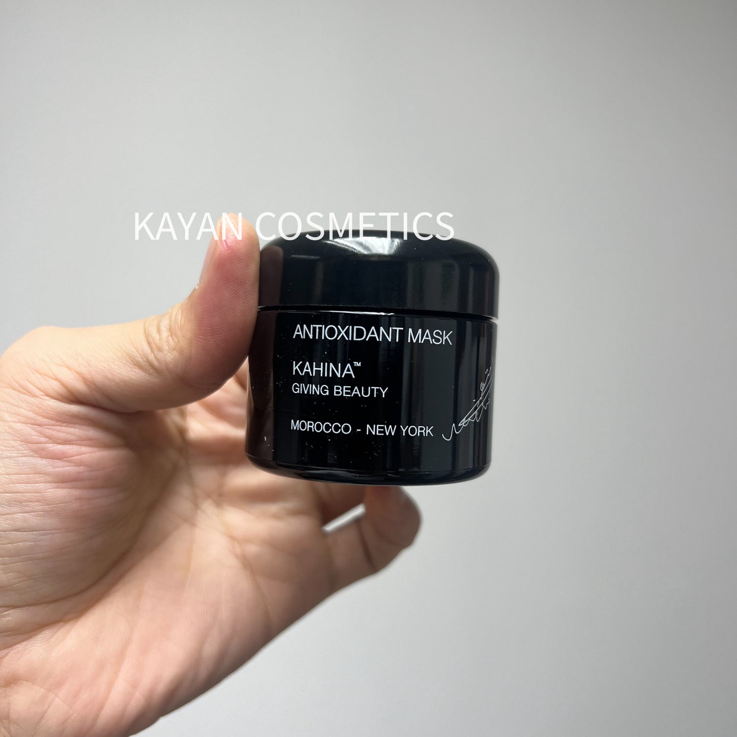全臉即刻煥亮 包順豐 美國 KAHINA抗氧化白泥面膜 50ml清潔保濕修護 ANTIOXIDANT MASK KAHINA GIVING BEAUTY