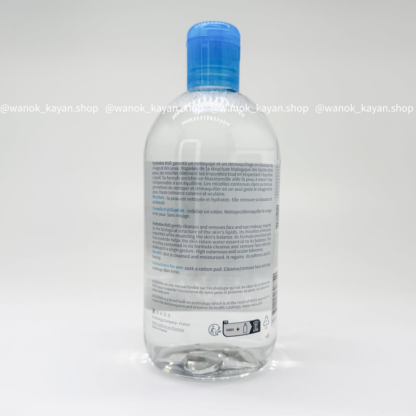 2支裝 BIODERMA Hydrabio H2O 保濕卸妝潔膚水500mlx2支