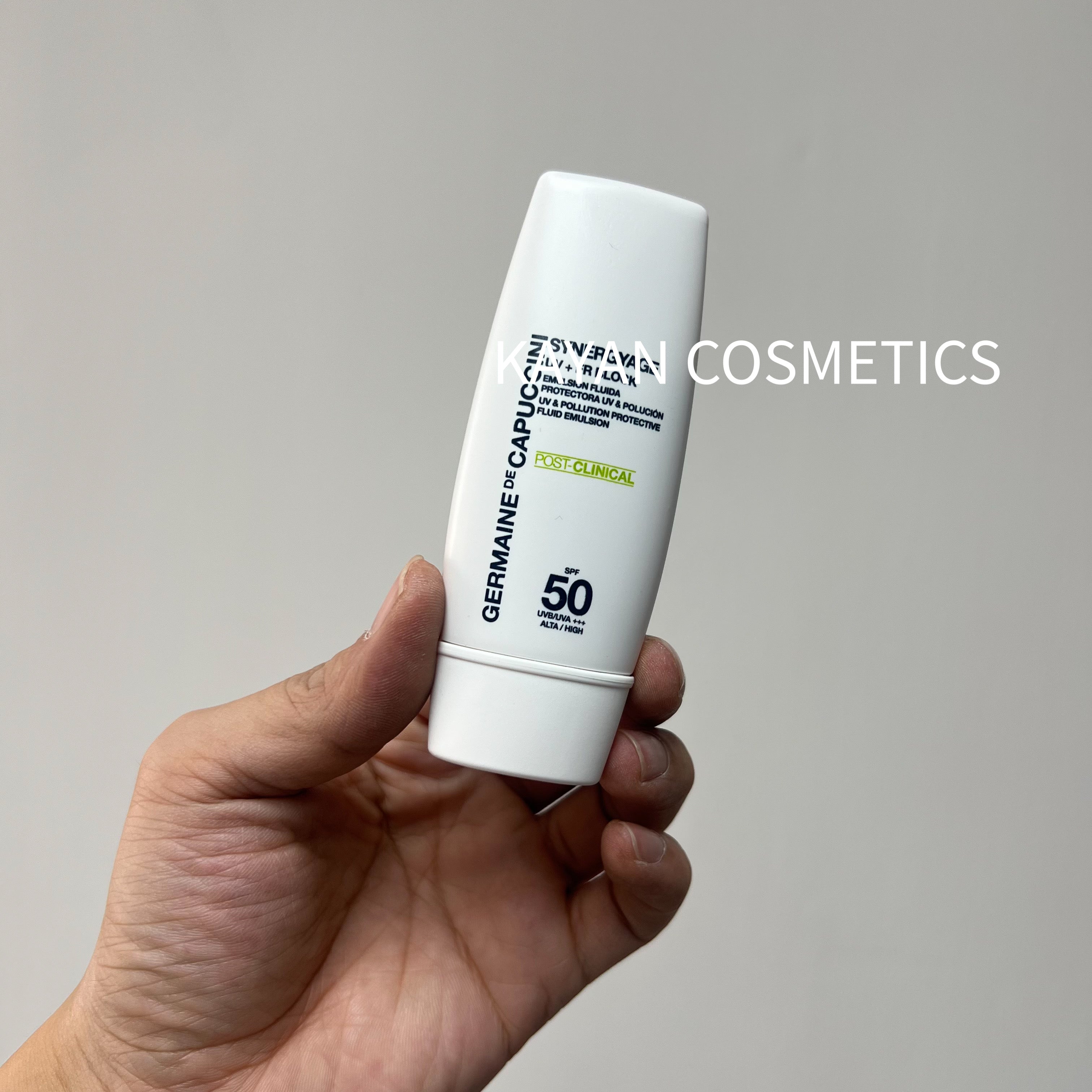 章小蕙推薦 包順豐 GERMAINE DE CAPUCCINI 修護防曬霜30ml 敏感肌清爽SYNERGYAGE UV + FR BLOCK   SPF50 UVB/UVA+++ ALTA/HIGH germaine gdc