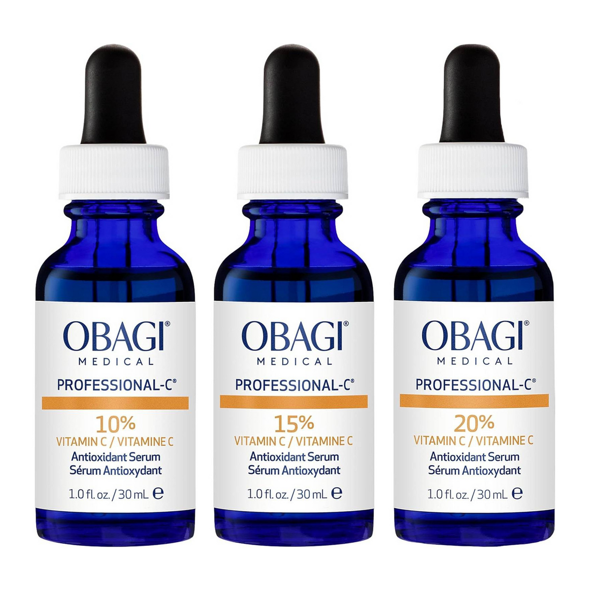 Obagi Medical Professional-C Serum 左旋維他命C抗氧精華液 30ml 10% VITAMIN C / 15% VITAMIN C / 20% VITAMIN C