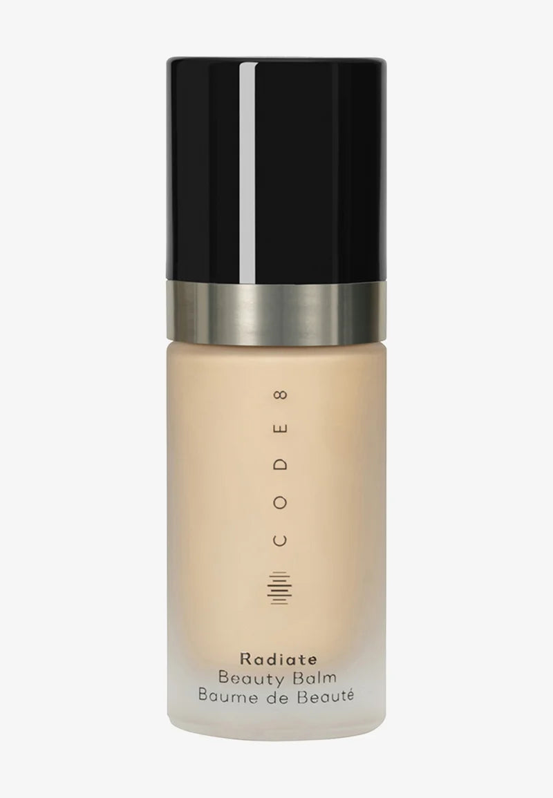 Spot package includes SF Express! British CODE8 black silk satin powder cream, brightening and beautiful, moisturizing, light and long-lasting tinted face cream, liquid foundation, isolation nurse, good skin, SECOND SKIN BALM 30ml