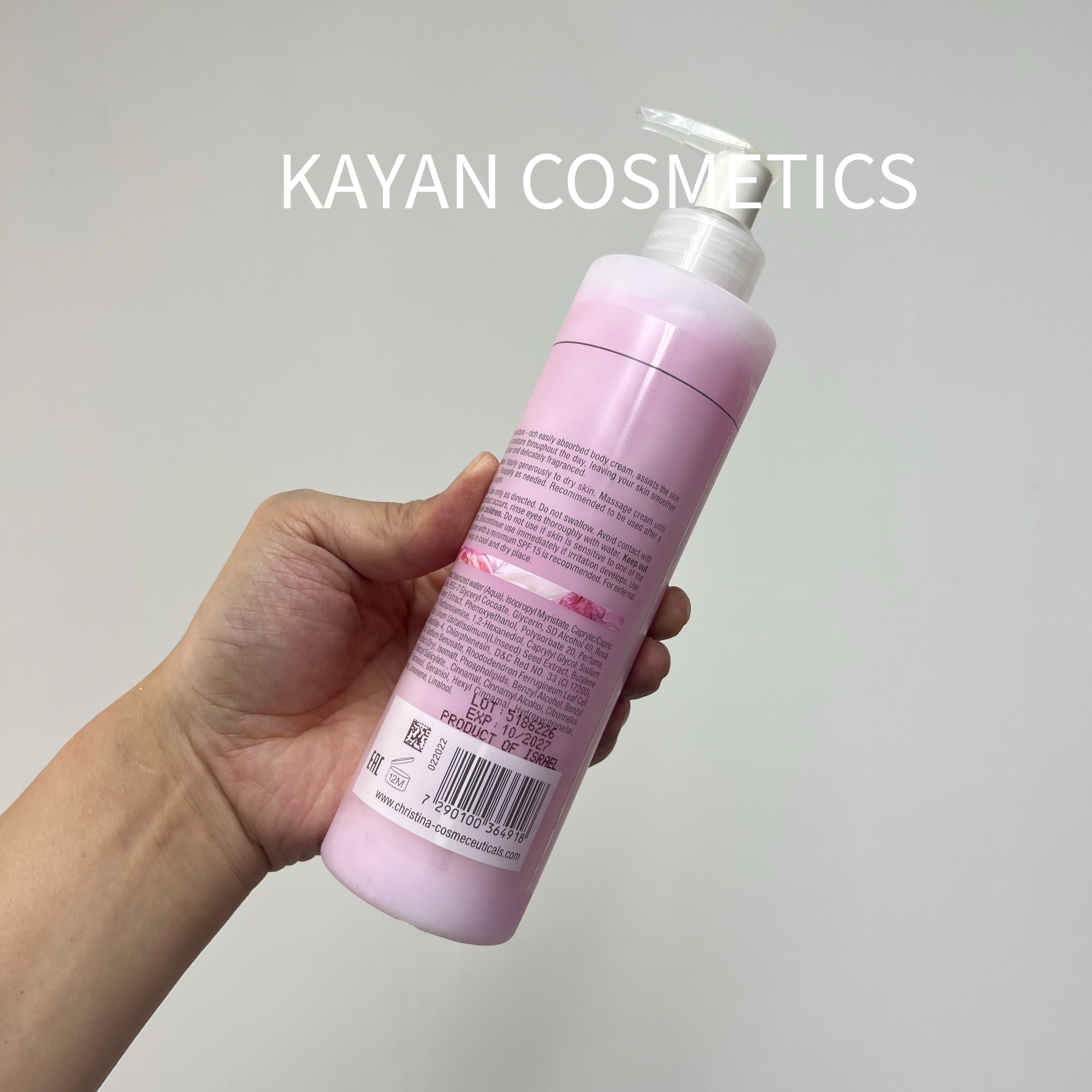 christina 玫瑰身體乳300ml MUSE 玫瑰保濕香味身體乳 300ml MUSE ENCHANTING BODY CREAM