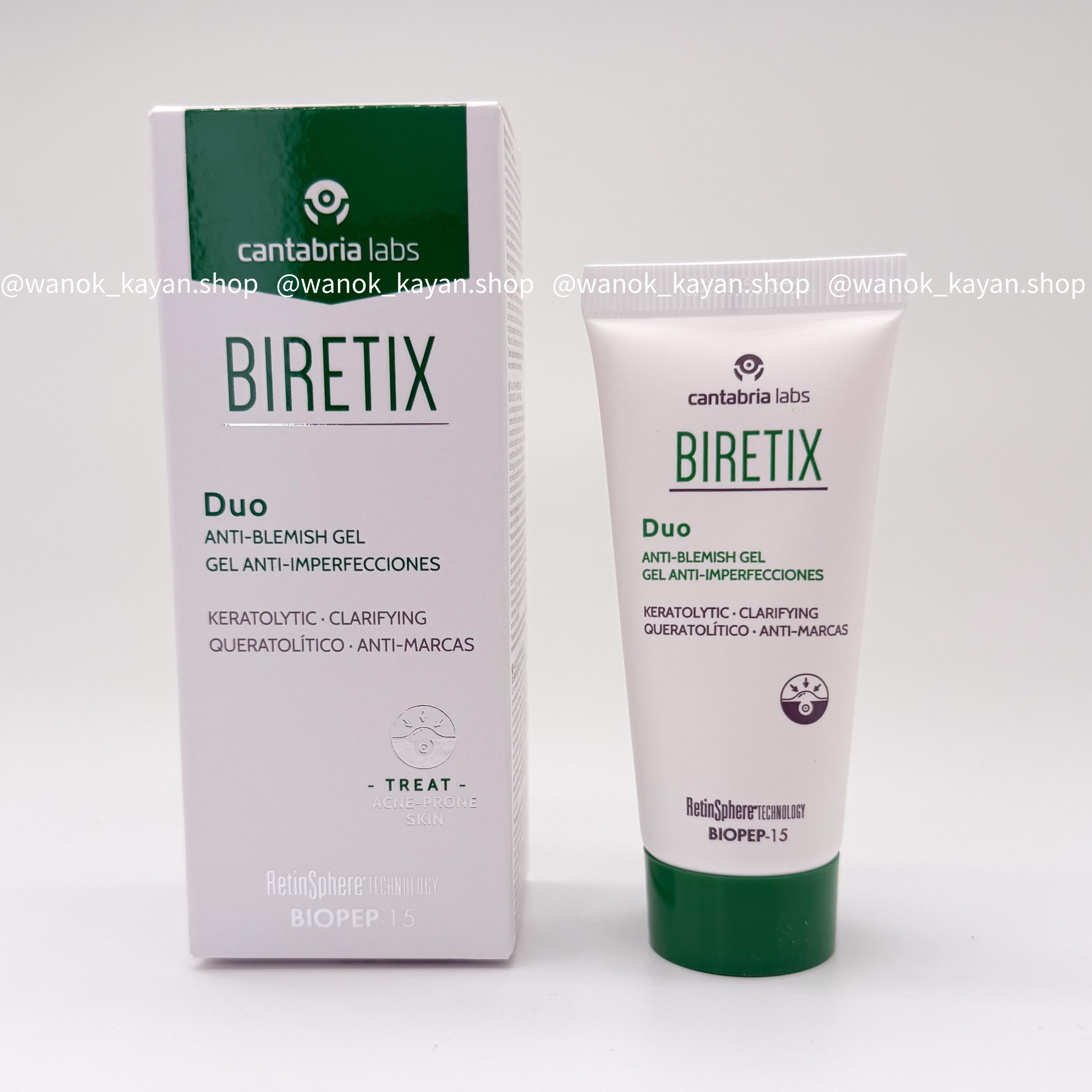 西班牙 Cantabria Labs BIRETIX Duo 煥膚雙效抗痘凝膠30ml BIRETIX Duo Anti-Blemish Gel