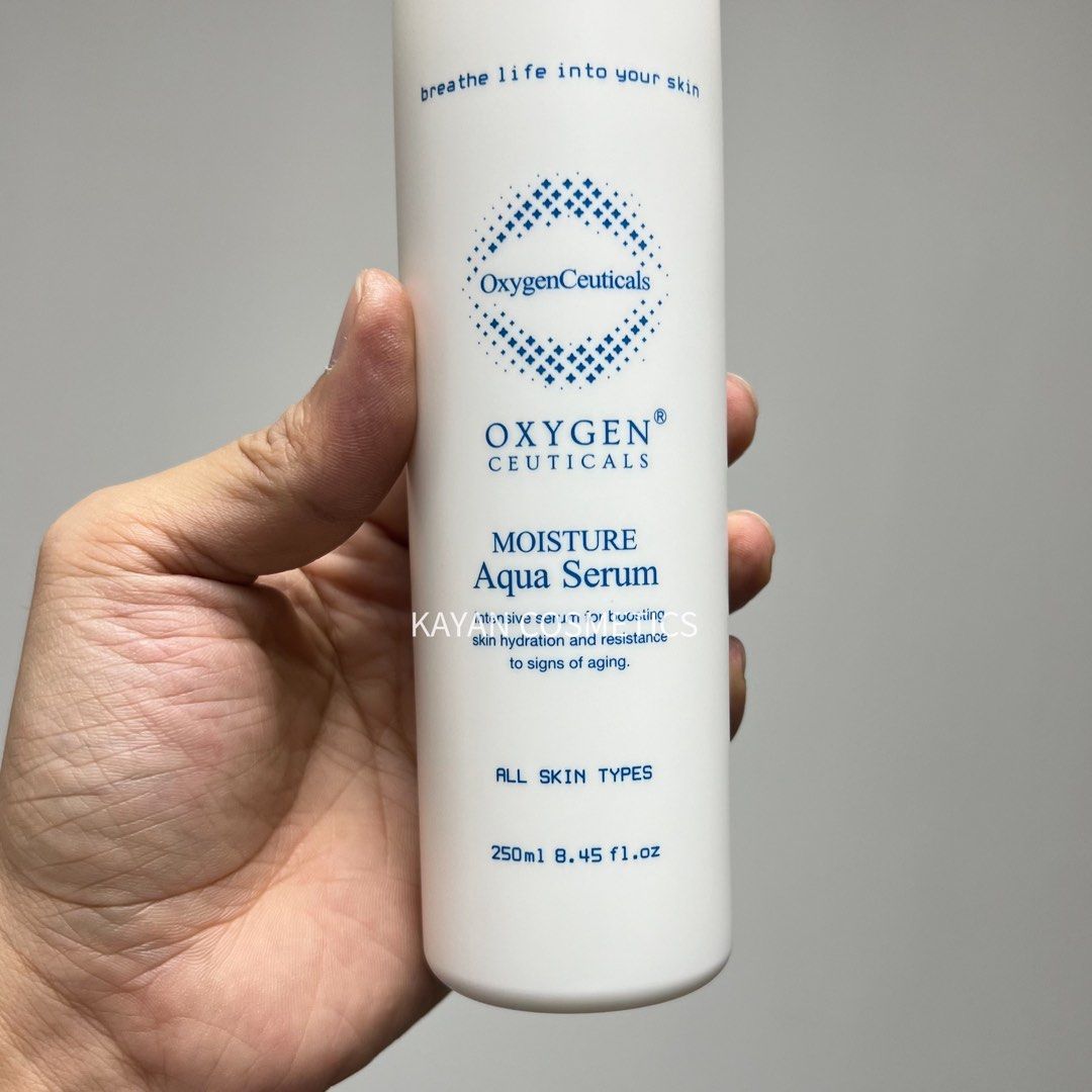 包順豐 韓國 OxygenCeuticals 水庫保濕精華 Moisture Aqua Serum 250ml 多層鎖水補濕穿透精華 Oxygen Ceuticals