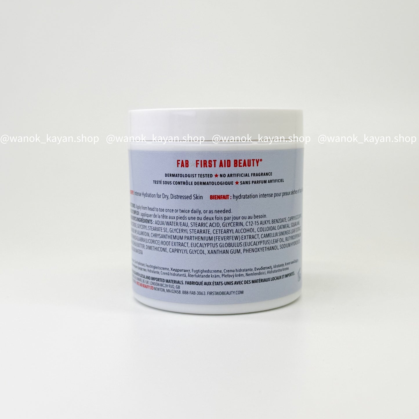 包順豐 美國 FAB FIRST AID BEAUTY 強效保濕修護面霜 170g