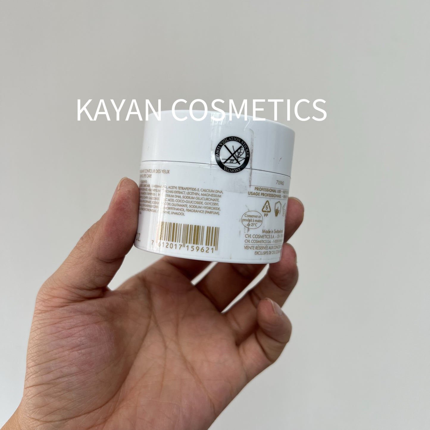 包順豐 瑞士 VALMONT 法兒曼 法爾曼 vfirm 提拉緊致眼霜50ml  VALMONT V-FIRM EYE Valmont - V-Lift 塑顏抗皺平滑眼霜