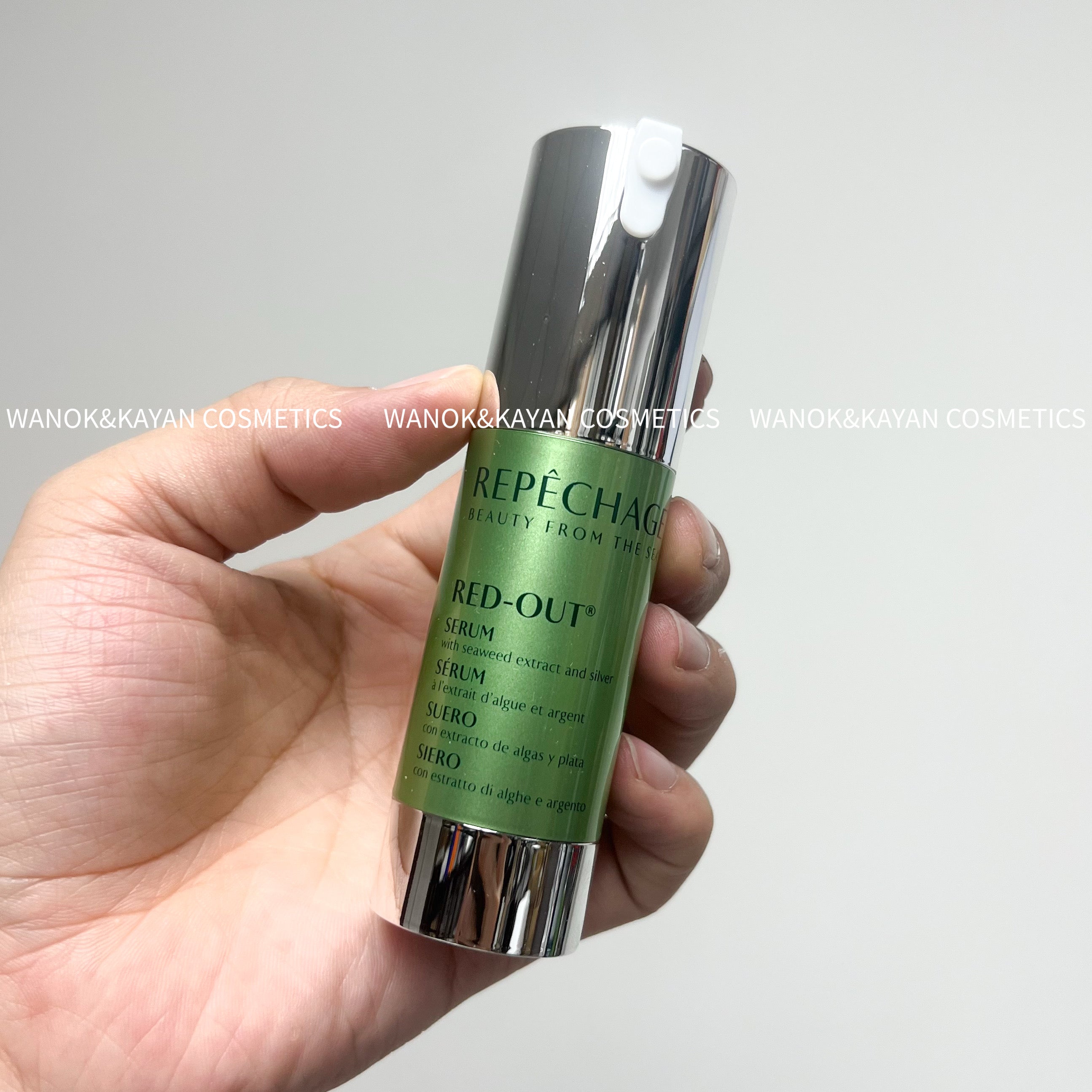 Repechage 一夜退紅精華 海藻精華液 敏感煥活精華 小綠瓶祛痘舒緩精華 50ml Repechage Red Out Serum