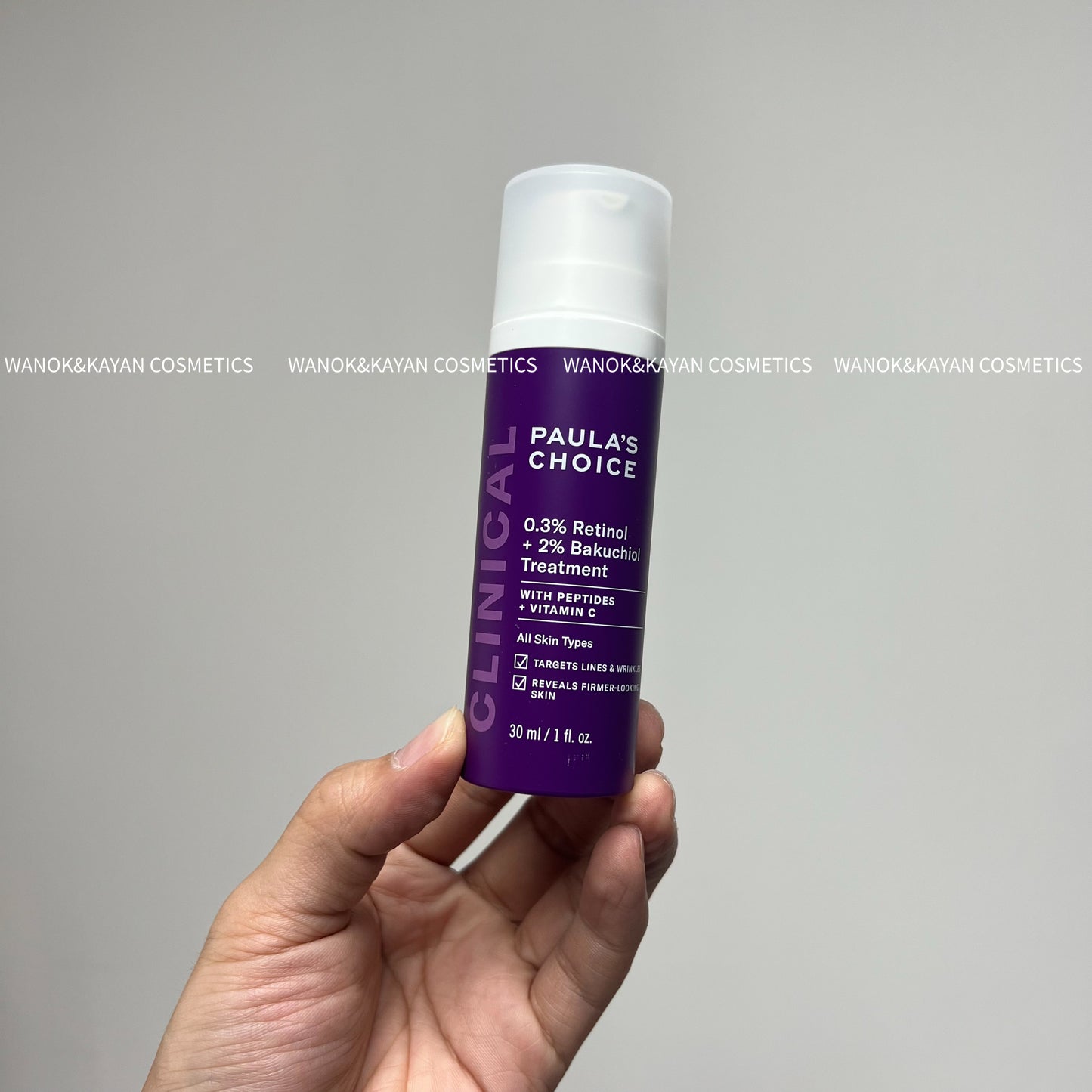 包順豐 美國 paulas choice 寶拉珍選 0.3% / 1% 視黃醇 1%A醇逆齡精華乳  a醇 retionl 30ml。1% Retinol Treatment WITH PEPTIDES + VITAMIN C All Skin Types 777888。paula‘s choice 、 paulas choice 、寶拉珍選 、PAULA'S CHOICE