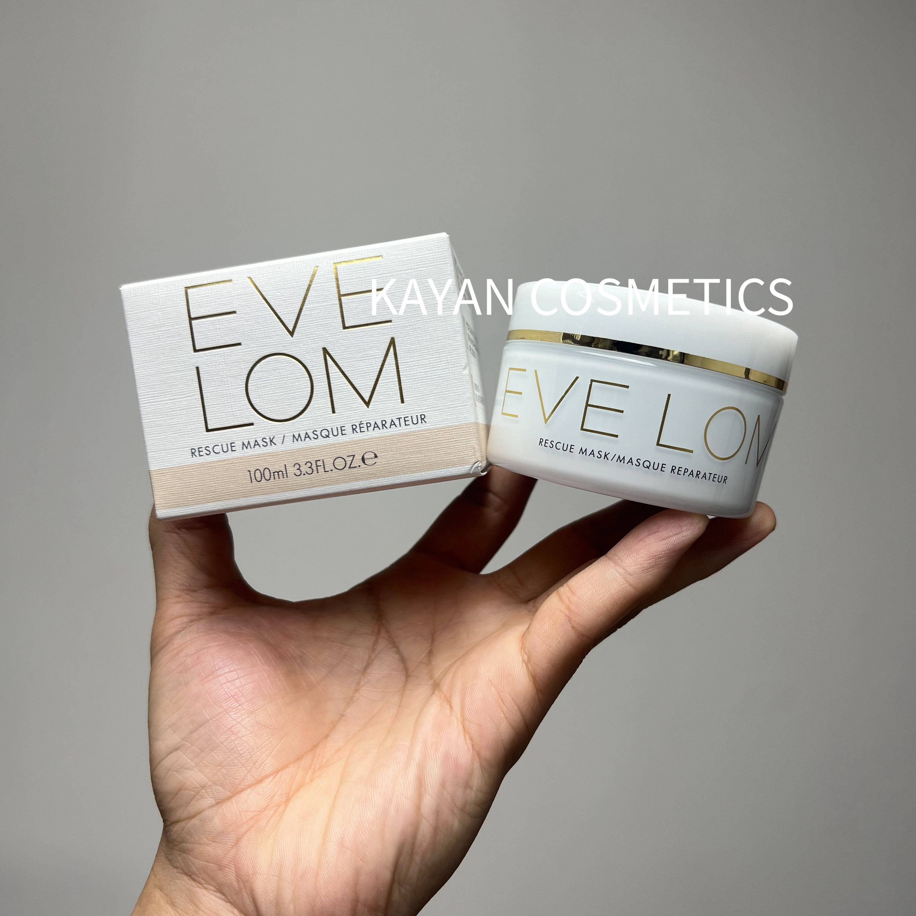 EVELOM 急救面膜100ML清潔面膜急救 EVE LOM RESCUEMASK/MASQUE REPARATEUR