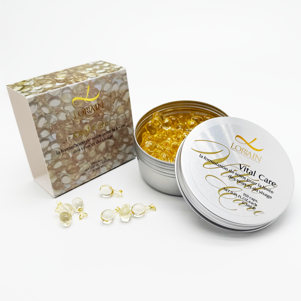 LORRAIN VITAL CARE 雙效精華素 150pc Lorrain eye care 眼及臉 雙效