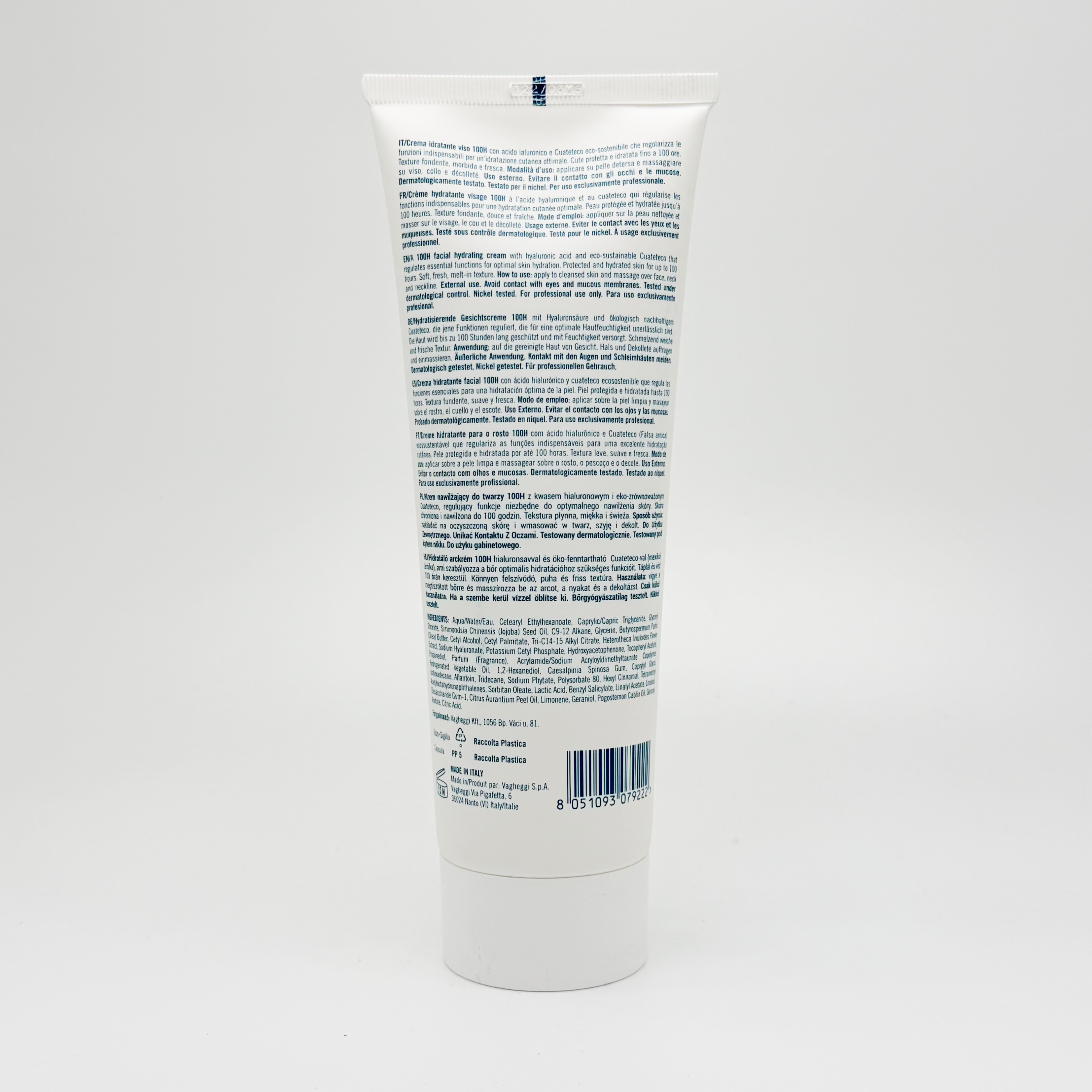 Vagheggi Rehydra 100H 水凝透亮保濕日霜 250ml