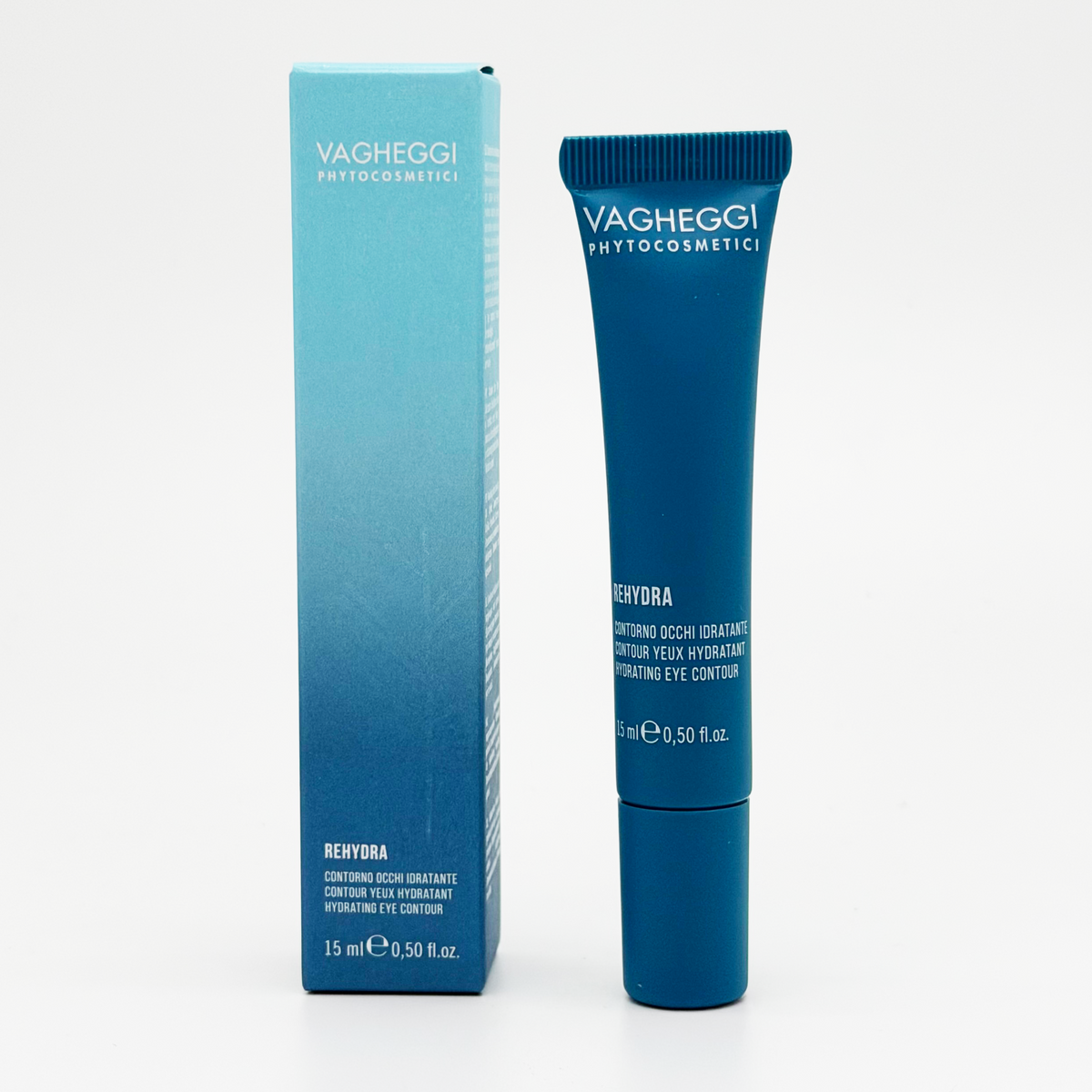 VAGHEGGI 瞬效水亮眼霜 15ml VAGHEGGI Rehydra Hydrating Eye Contour Rehydra 水凝透亮保濕眼霜