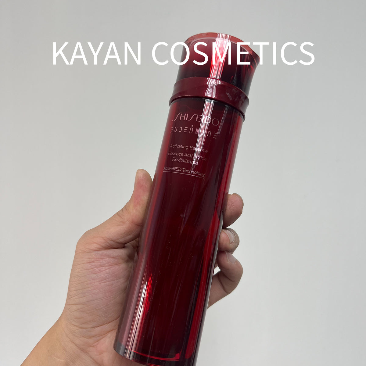 Shiseido 紅水紅色蜜露精萃液精華水145ml Activating Essence Essence Activatrice Revit alisante ActiveRED Technology