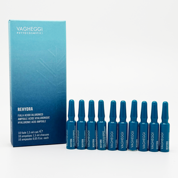 VAGHEGGI REHYDRA B5保濕精華素1.5ml*10支 Rehydra 藍鑽瞬效水亮玻尿酸安瓶精華 REHYDRA HYALURONIC ACID AMPOULE