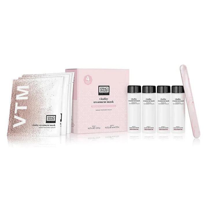 Erno Laszlo 水療再生冰白面膜 冰白面膜一盒4組 vitality treatment mask（STEP 1 ：4x37 ml + STEP 2 ：4×5.5g）