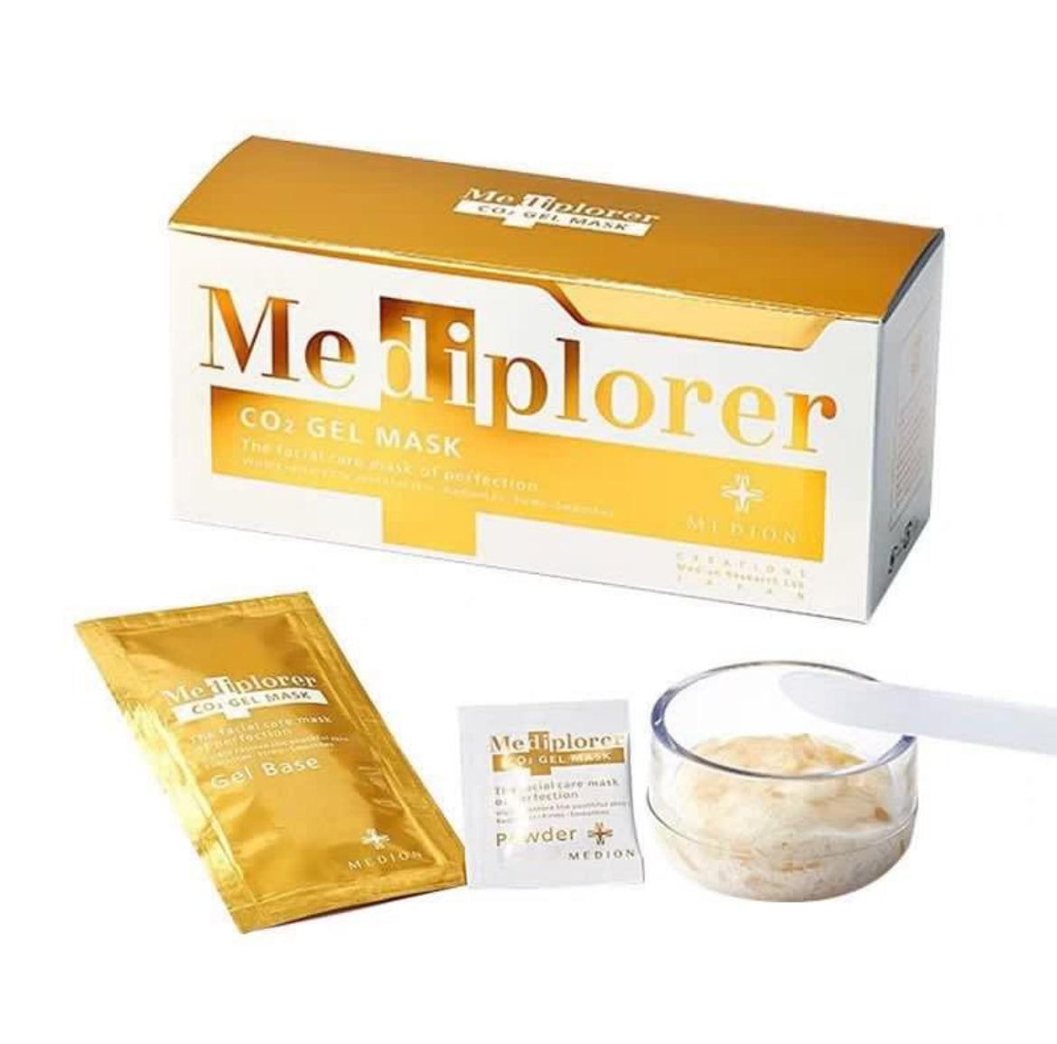 Dr.Medion Mediplorer CO2保濕凝膠面膜 (附杯子及抹刀) #6回分 1盒