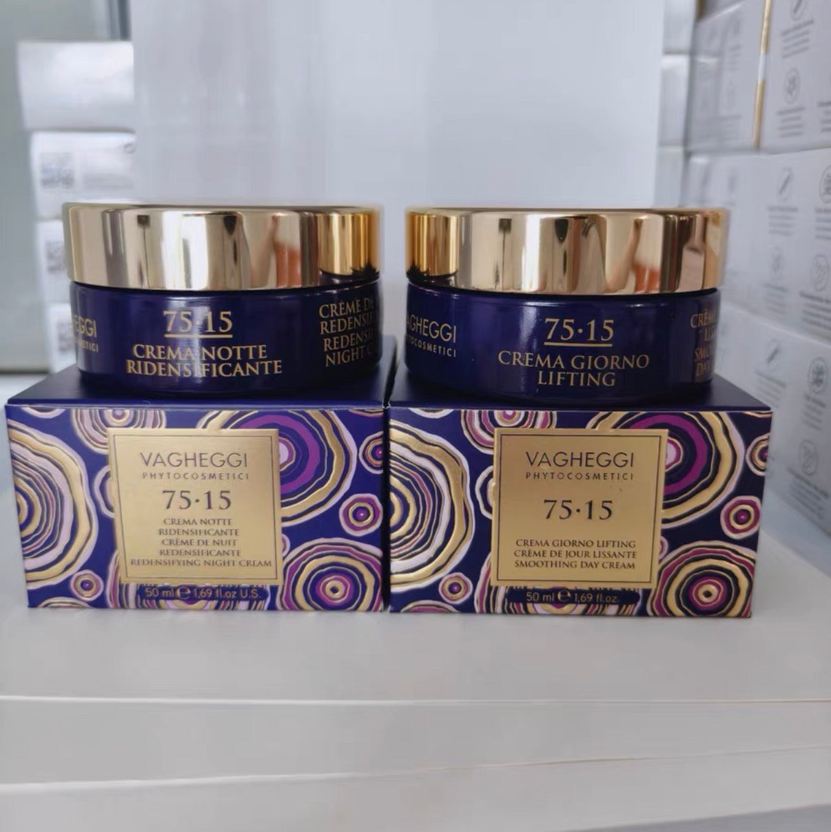 Vagheggi 75·15 基因修復日霜Crema Giorno Lifting / Vagheggi 75·15 基因修復晚霜 Crema Notte Ridensificante