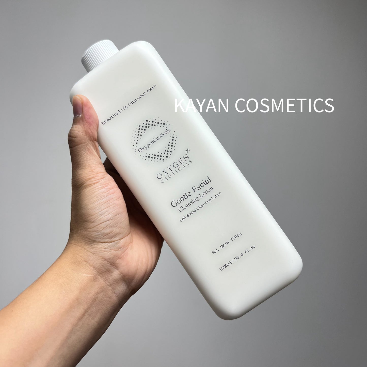 包順豐 韓國 OxygenCeuticals 雪顏牛奶卸妝乳 1000ml Gentle Facial Cleansing Lotion Oxygen Ceuticals
