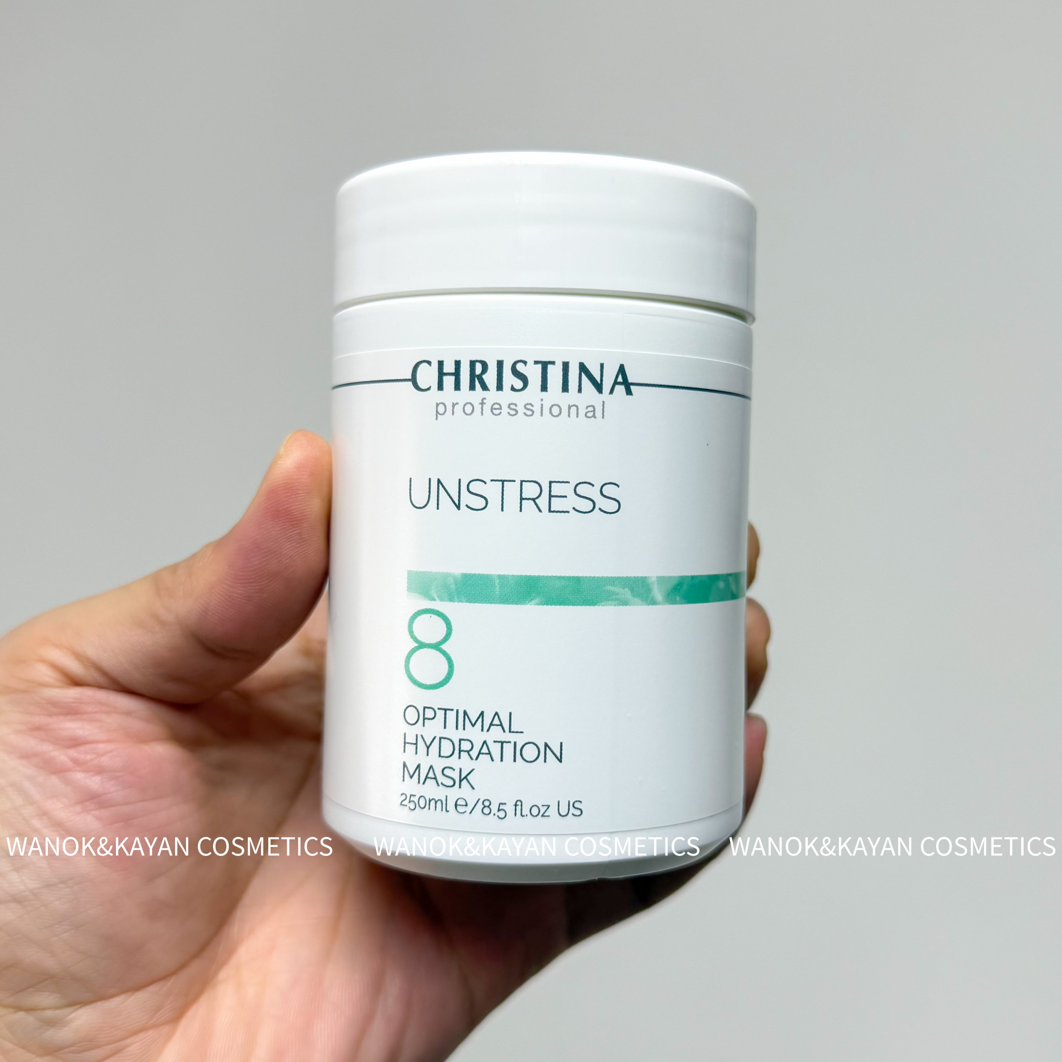 Christina 8號乳酸菌修復補濕面膜 250ml UNSTRESS 8 OPTIMAL
HYDRATION MASK