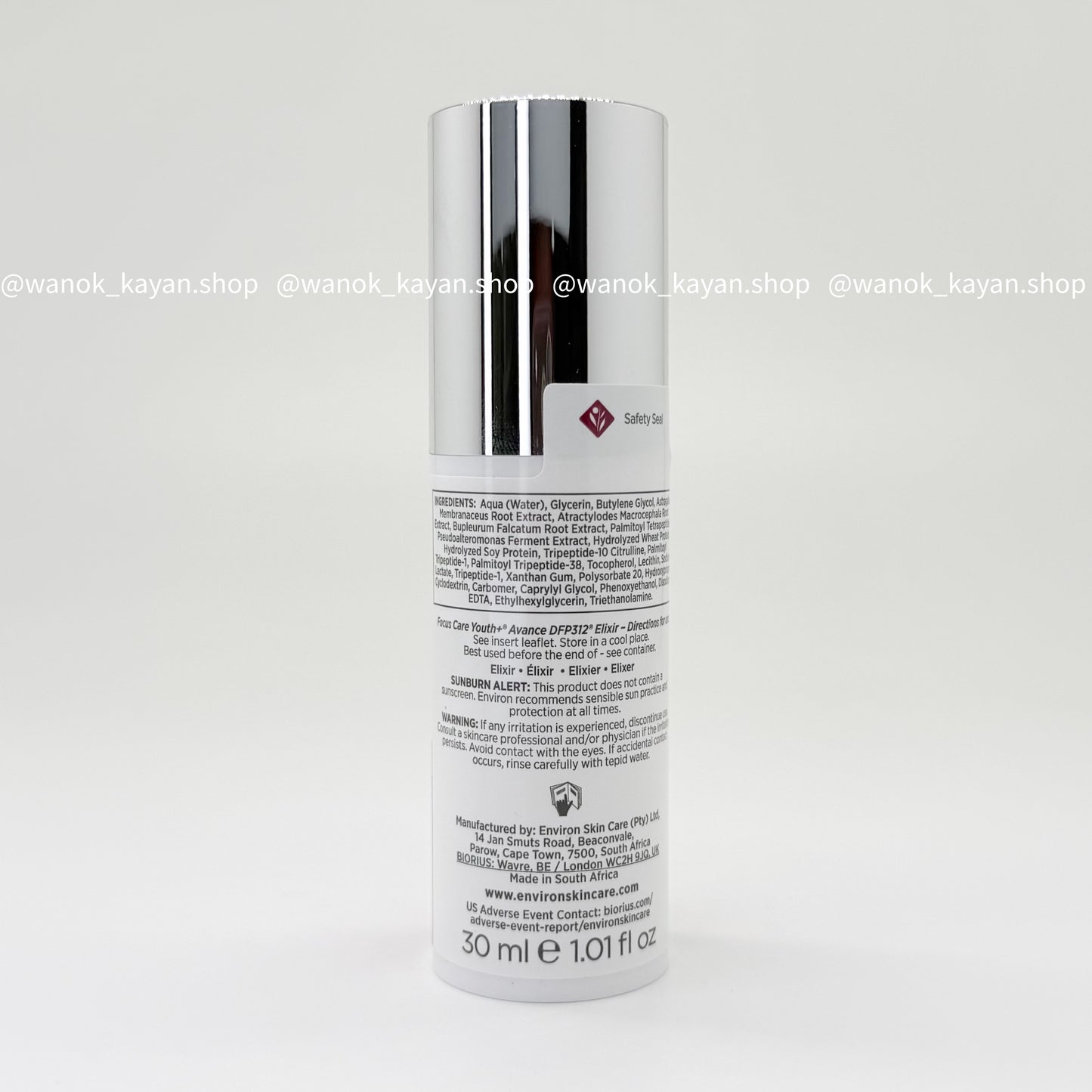 ENVIRON Focus Care Youth+ Tri-Peptide Complex+ Avance DFP312 Elixir  活胜肽極光精華 30ml （全新裸妝無盒）