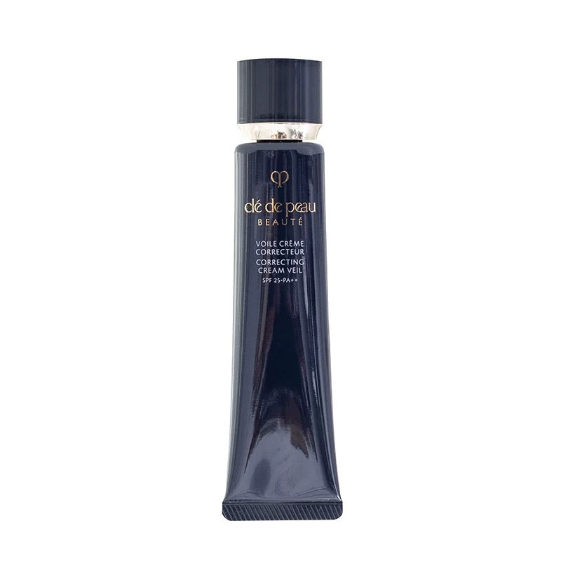 SF package! Japan's CBP skin key long tube moisturizing isolation milk before makeup, concealer, oil control, nourishing skin, even skin tone, long-lasting oil control, black tube isolation VOILE CREME CORRECTEUR
 CORRECTING CREAM VEIL
 SPF 25PA+ 37ml