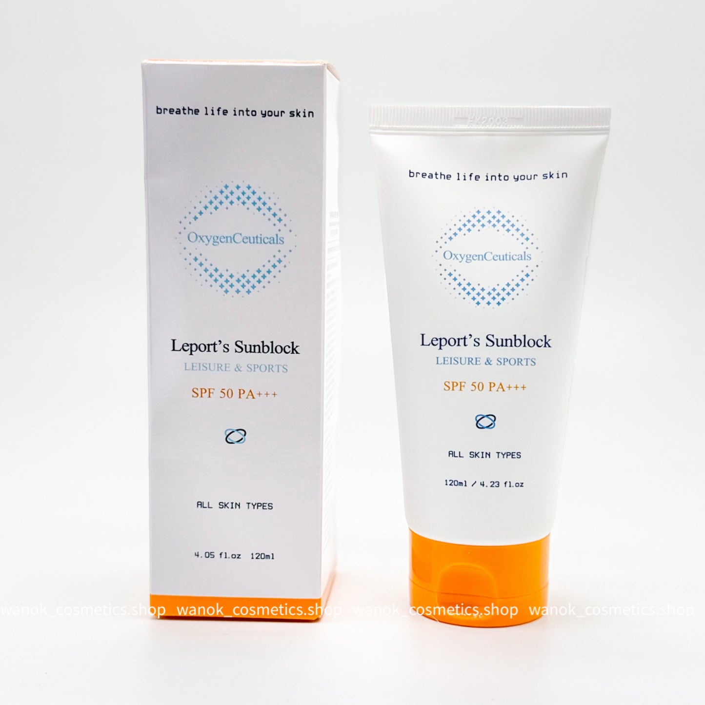 OxygenCeuticals Leport's Sunblock 廣譜SPF 50 PA+++ 防曬乳 120ml