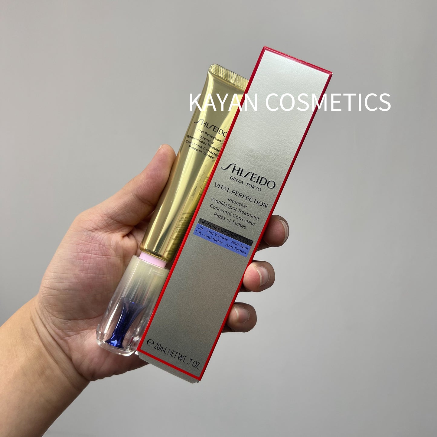 包順豐 純A小針管眼霜 資生堂 悅薇 SHISEIDO VITAL PERFECTION Intensive WrinkleSpot Treatment 重點抗皺亮白修護乳霜
