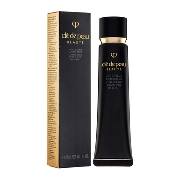 SF package! Japan's CBP skin key long tube moisturizing isolation milk before makeup, concealer, oil control, nourishing skin, even skin tone, long-lasting oil control, black tube isolation VOILE CREME CORRECTEUR
 CORRECTING CREAM VEIL
 SPF 25PA+ 37ml