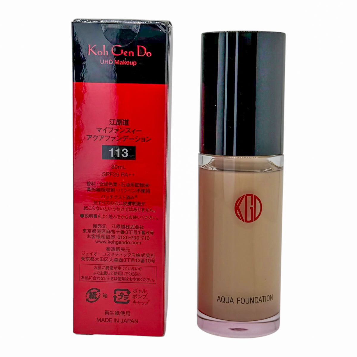 江原道 Koh Gen Do 水漾美肌無瑕粉底液 30ml Maifanshi Aqua Foundation