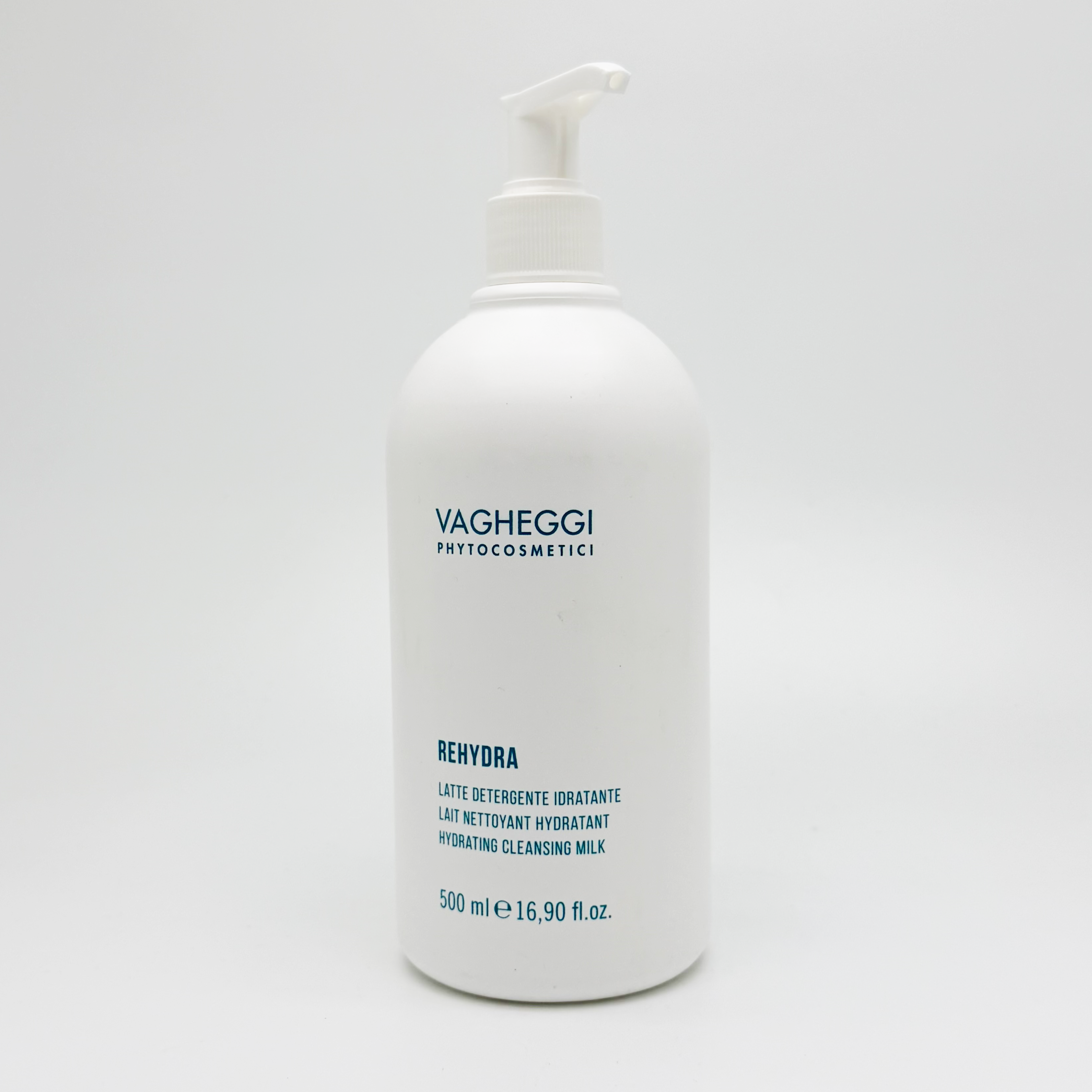 VAGHEGGI 水凝保濕潔面乳 500ml HYDRATING CLEANSING MILK / 水凝透亮爽膚水 500ml HYDRATING TONIC
