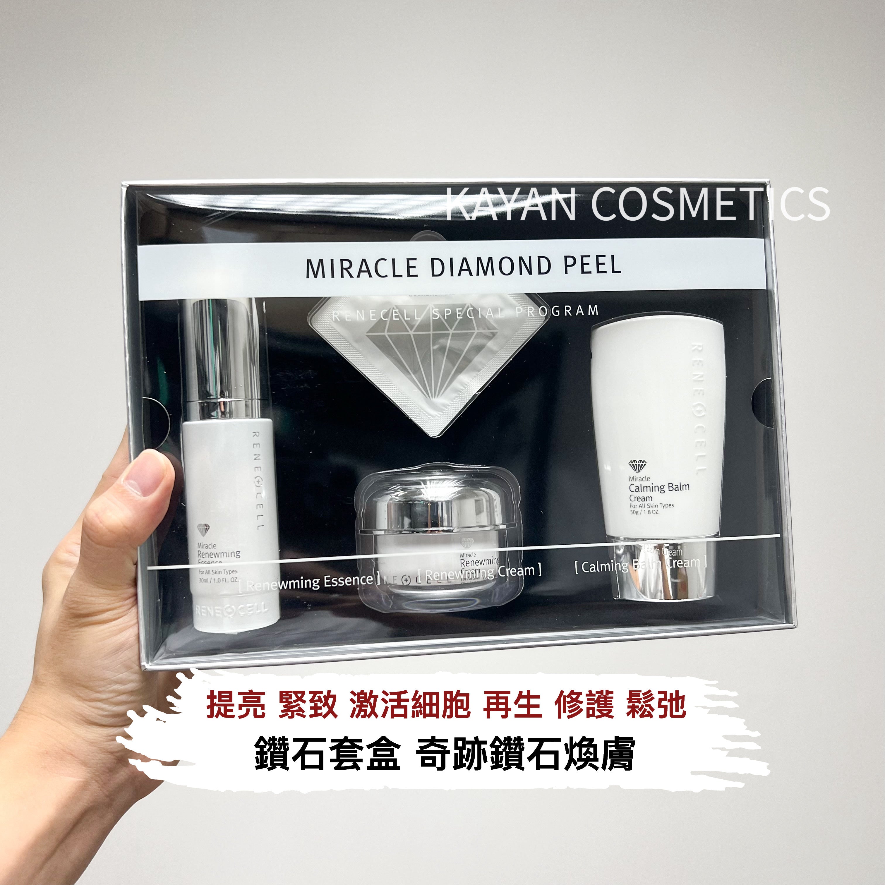 韓國 Rene-Cell 鑽石套 鑽石面膜 MIRACLE DIAMOND PEEL PROGRAM