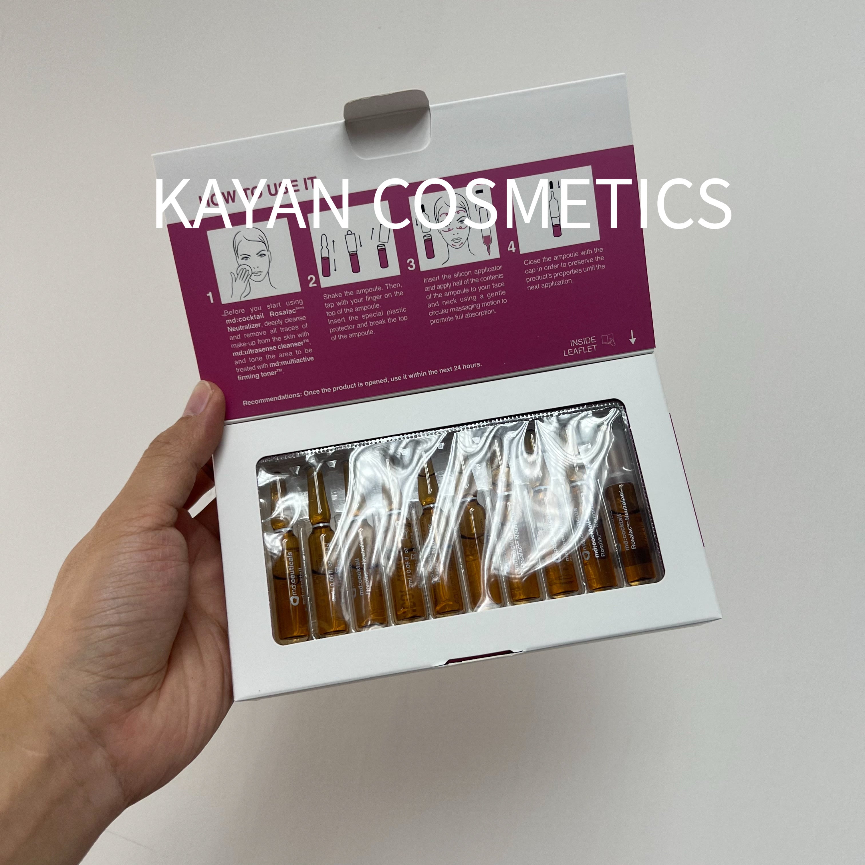 MD:ceuticals Md:Cocktail SkinBooster Antiage Peptides GF - 抗衰老肽生長因子安瓶 | 激光修復 BOOSTER
