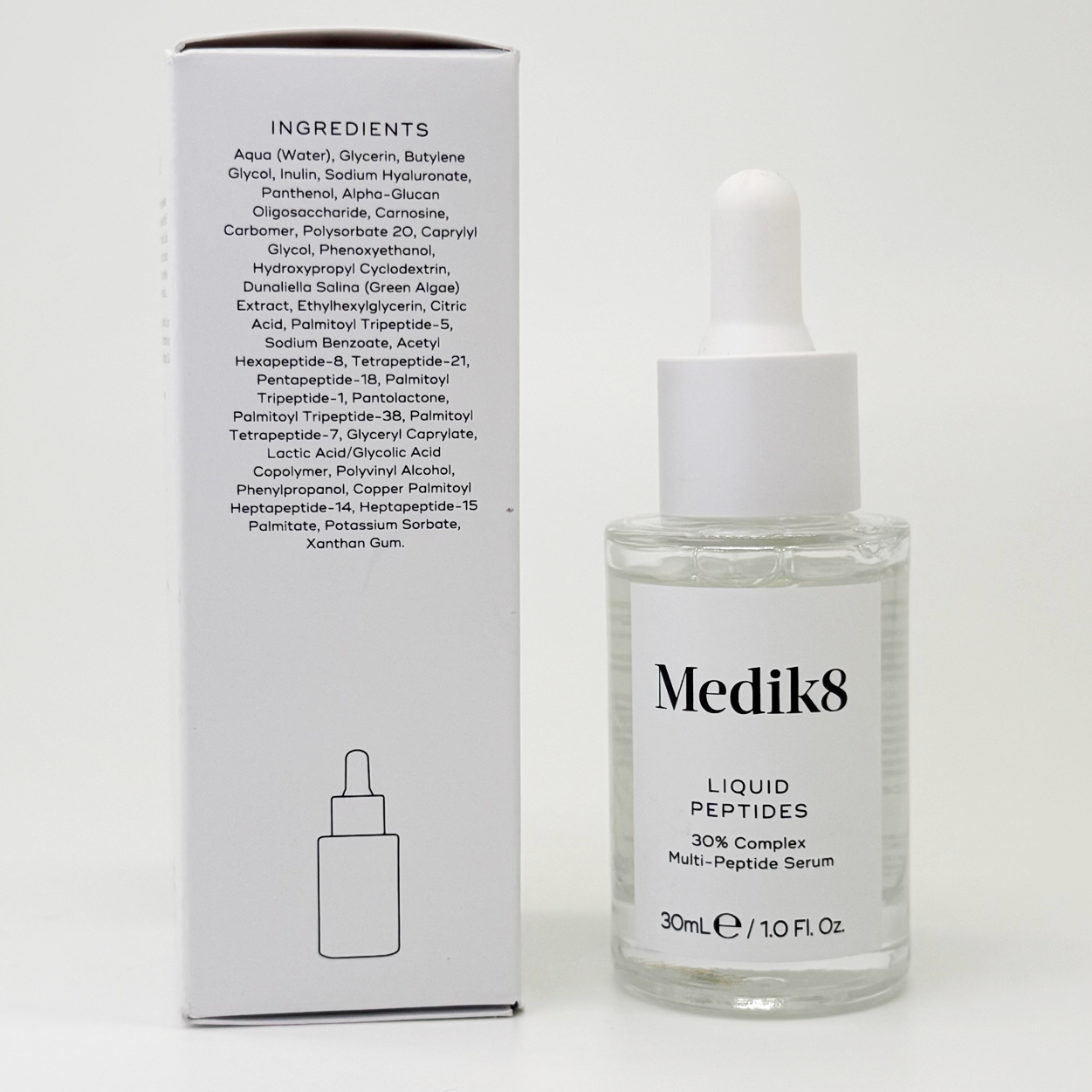 Medik8  Liquid Peptides 液體多肽 30% 復合多肽精華液 透明質酸抗衰 30ml