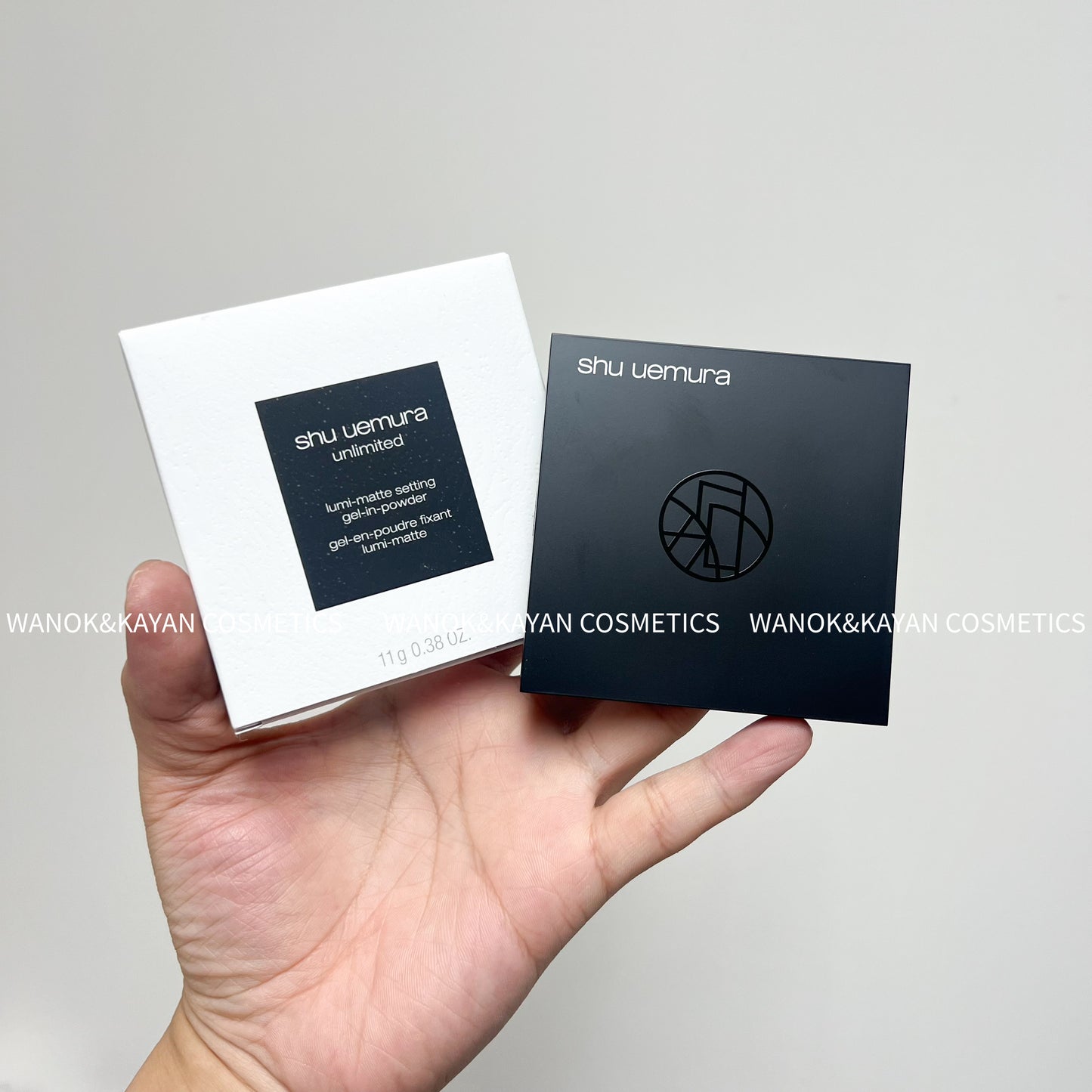 包順豐 植村秀 shu uemura 羽紗柔光輕霧粉餅 lumi-matte setting gel-in-powder 冰透藍羽紗柔光輕霧粉餅11g
