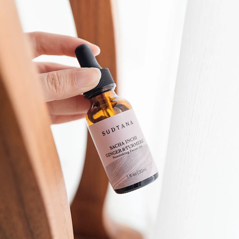 章小蕙推薦 包順豐 SUDTANA 姜黃修護舒緩面部精華油 30ml SUDTANA SACHA INCHI GINGER & TURMERIC Nourishing Facial Oil